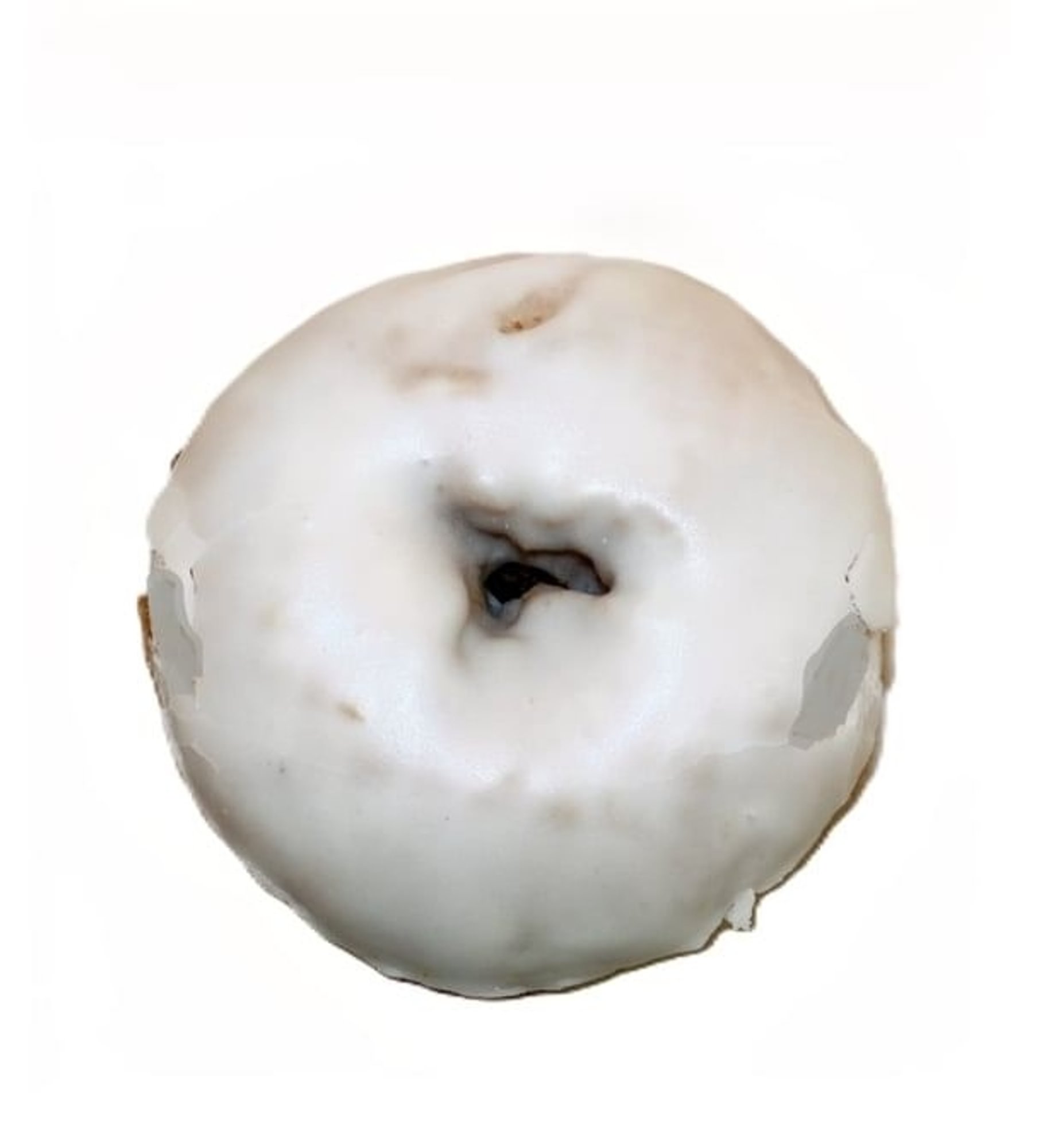 Brown Cake Vanilla Frosted Donut