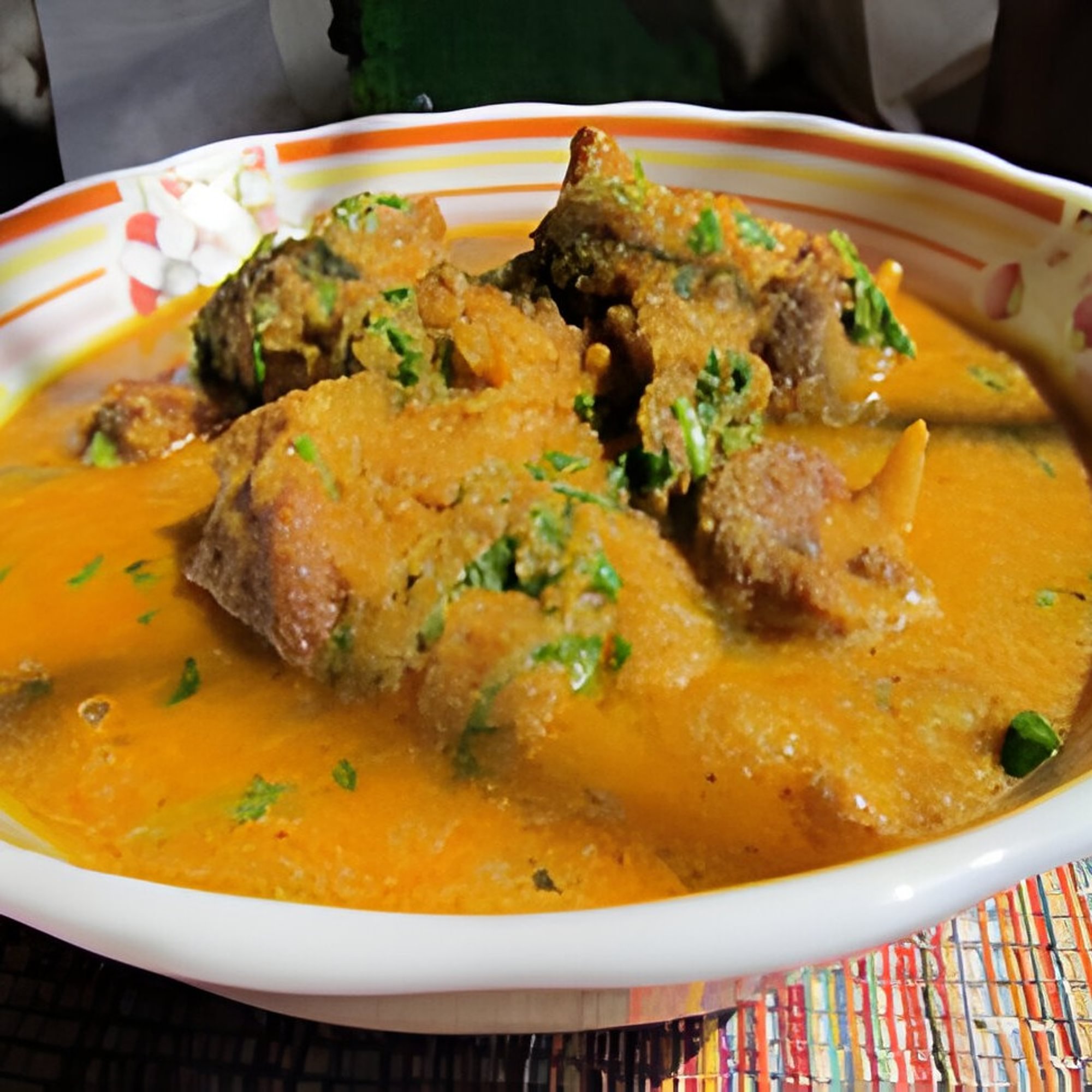 Lamb coconut curry
