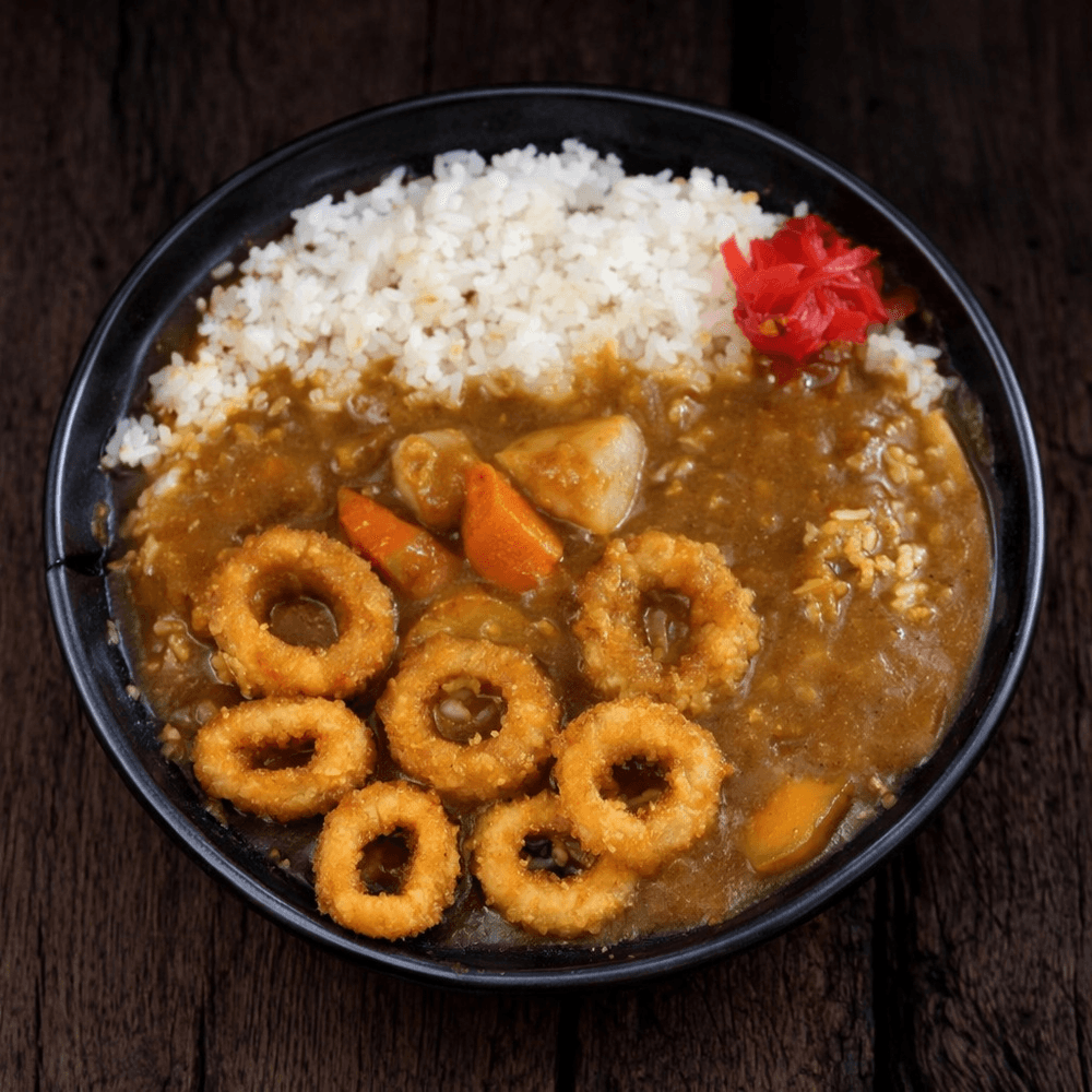 Calamari Curry Rice
