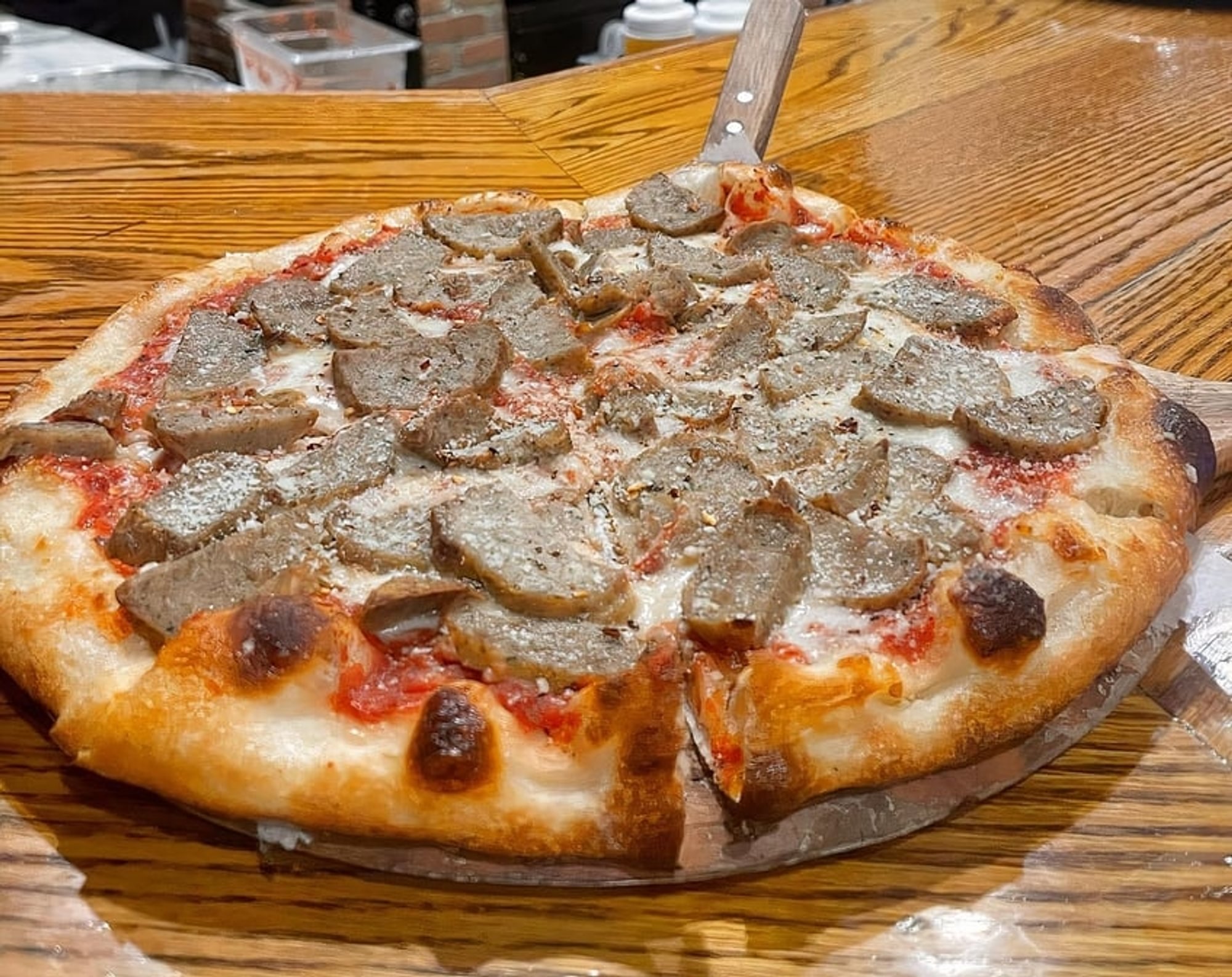 Meatball Pizza