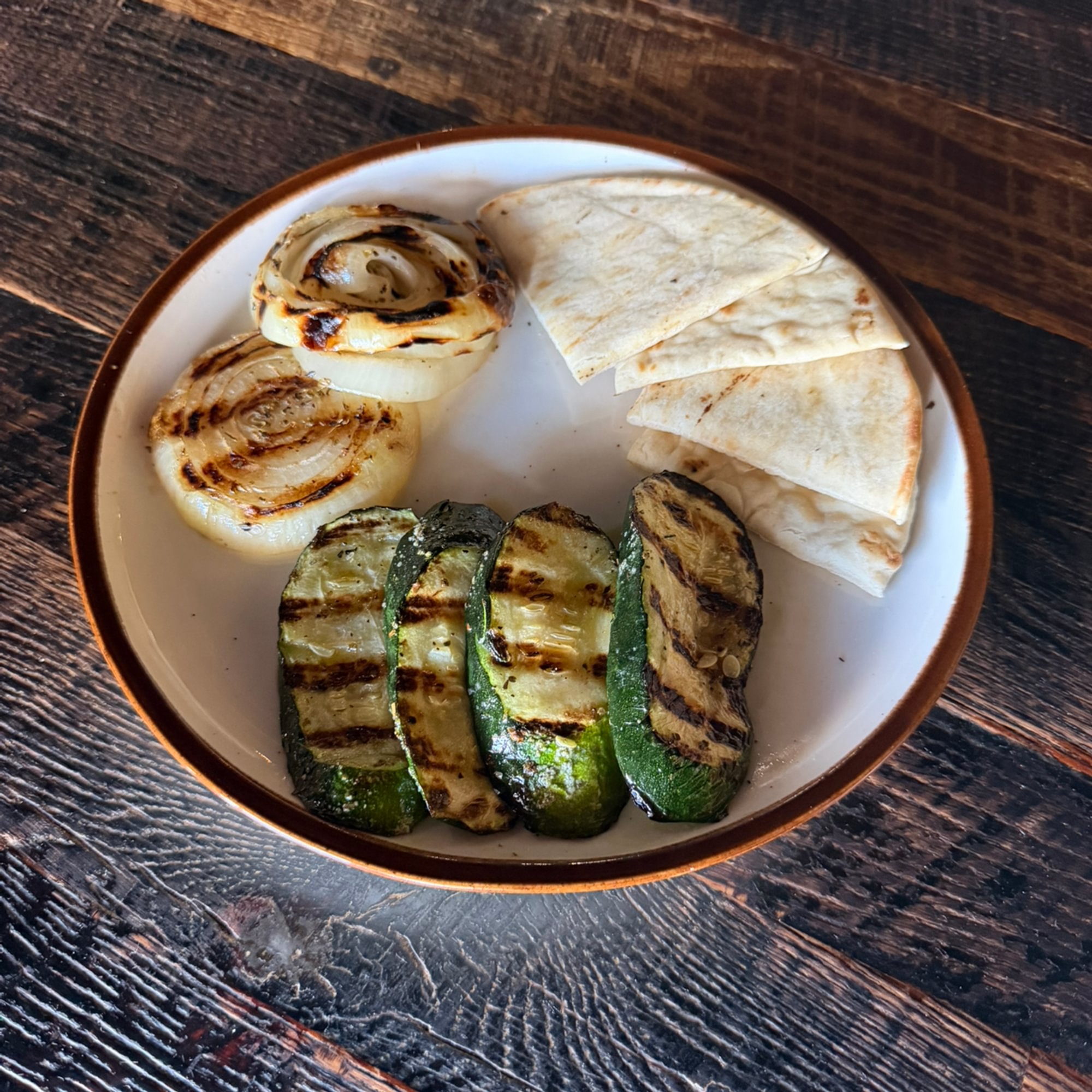Grilled Zucchini and Onions