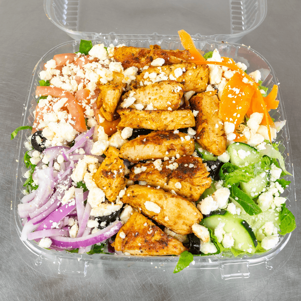 Greek Salad with Grilled Chicken