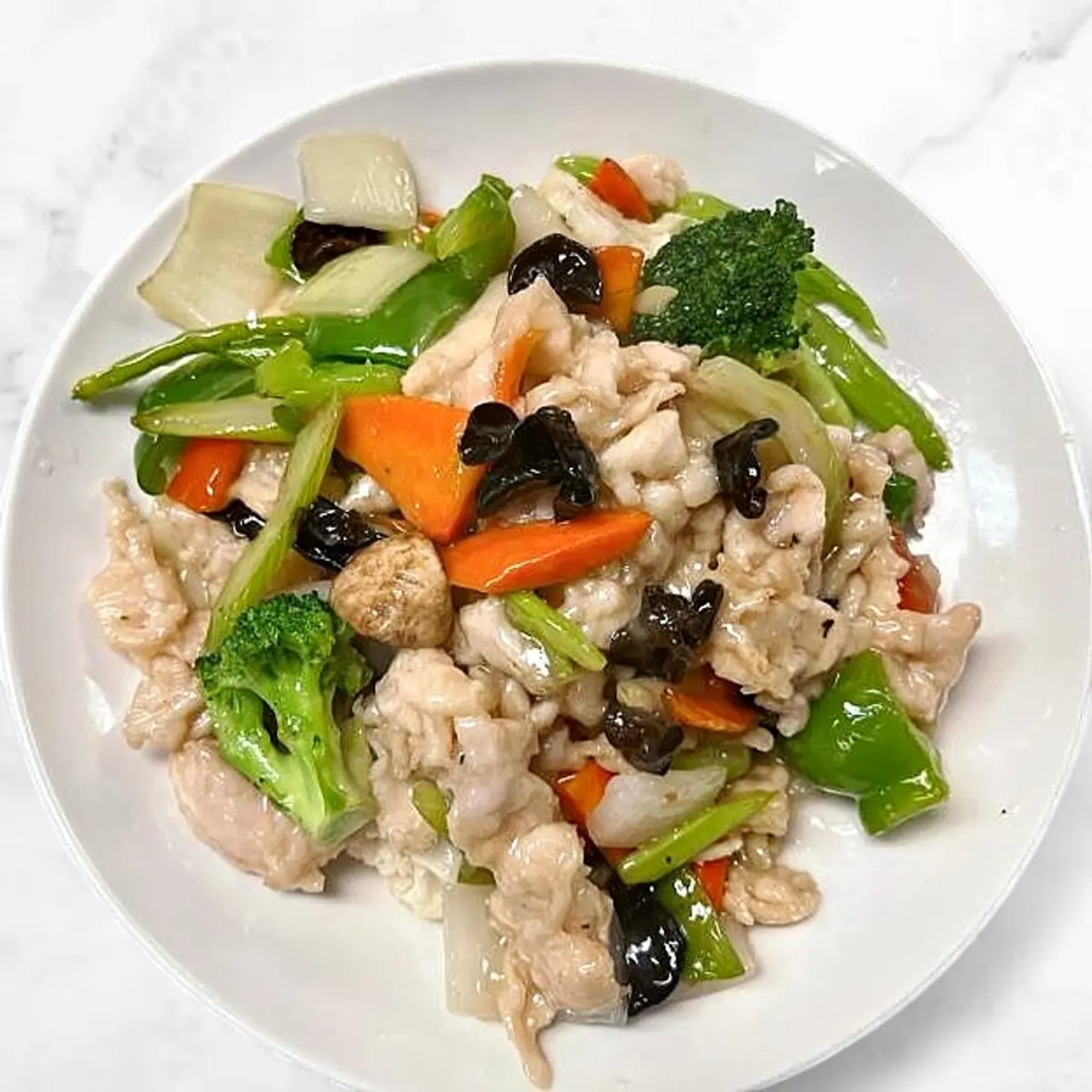 Chicken with Mixed Vegetables 杂菜鸡