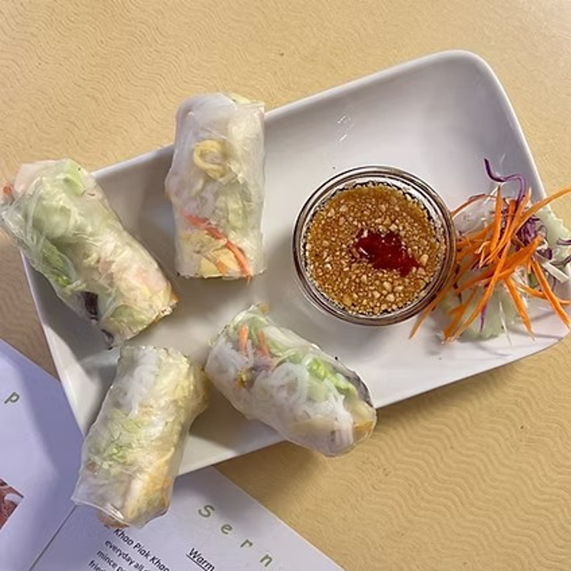 #3-Nam Dip-Fresh Spring Rolls (GL)