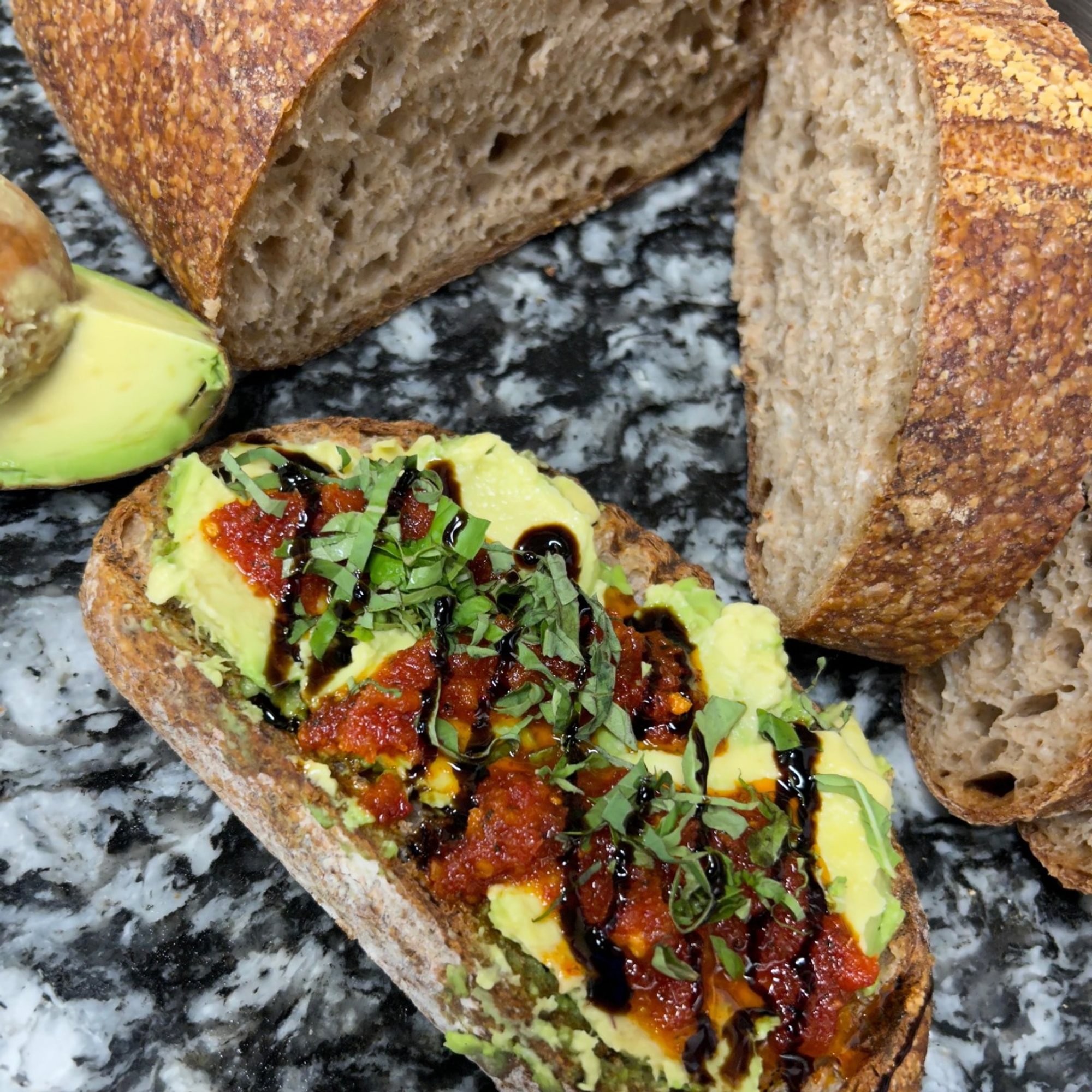 Avocado Glazed Toast