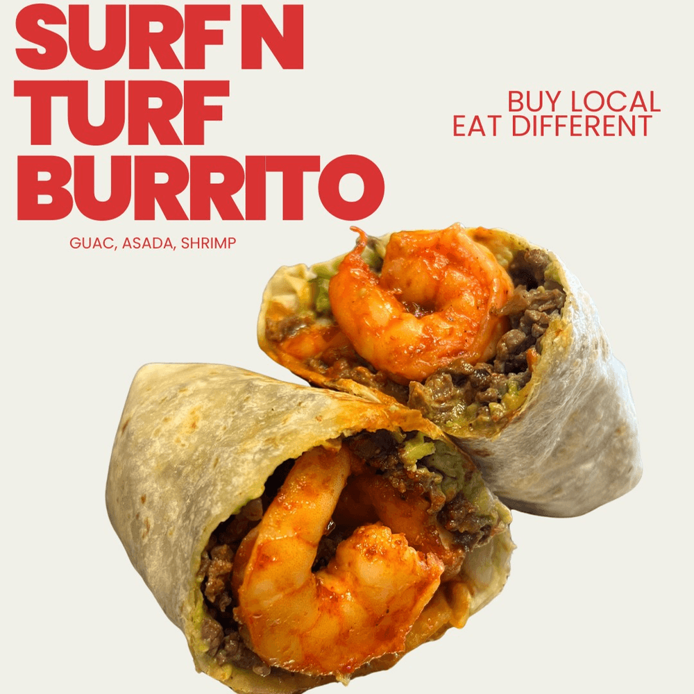 Surf N' Turf Burrito
