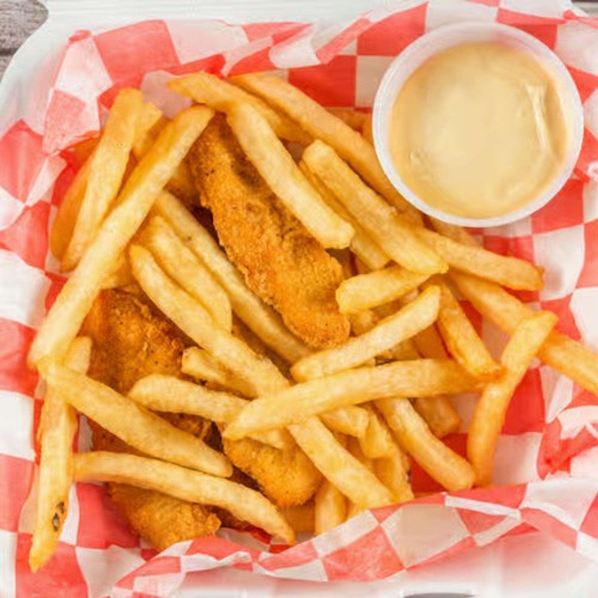 Chicken Fingers with French Fries