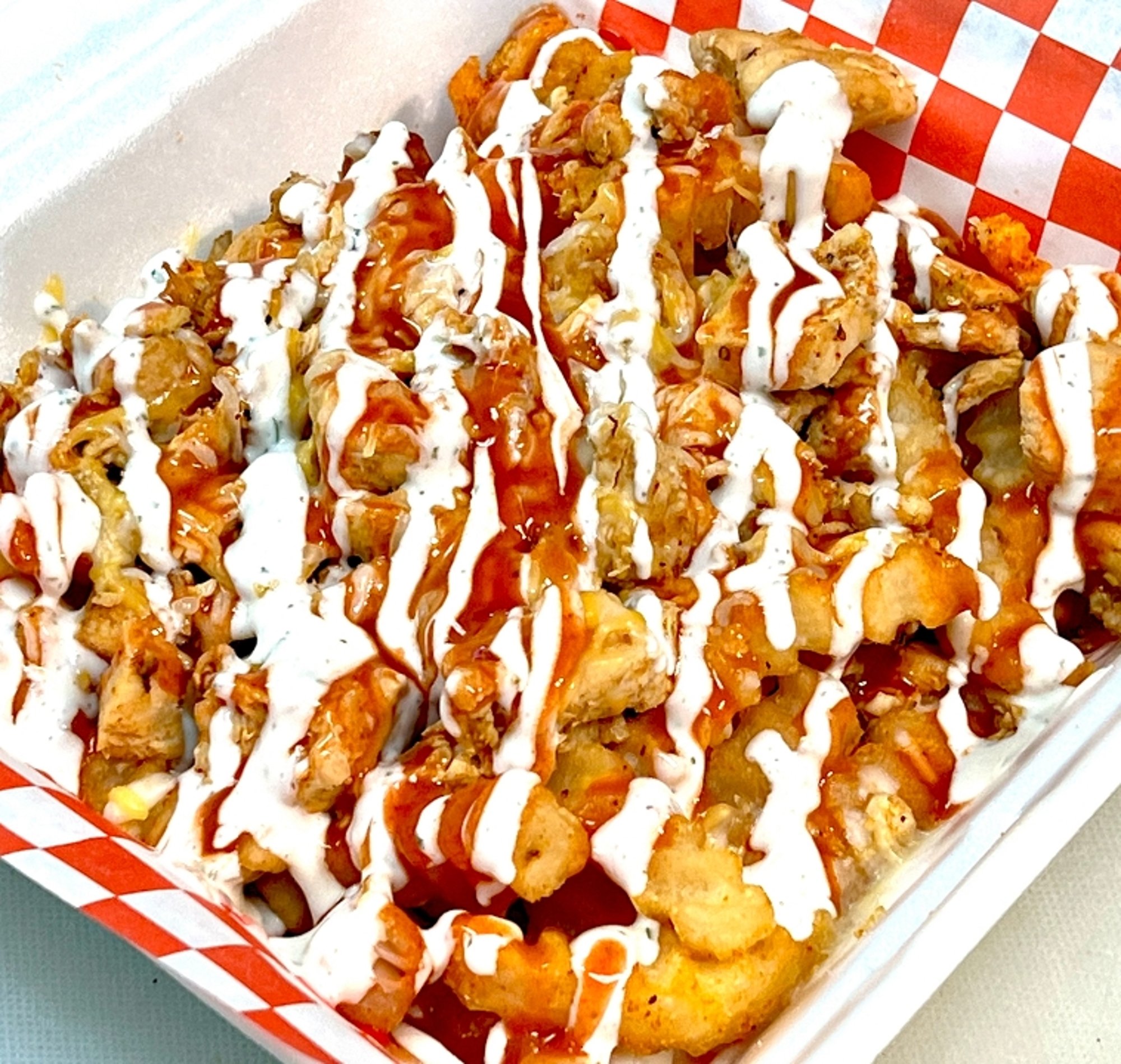 Buffalo Chicken, Ranch, Cheese Fries