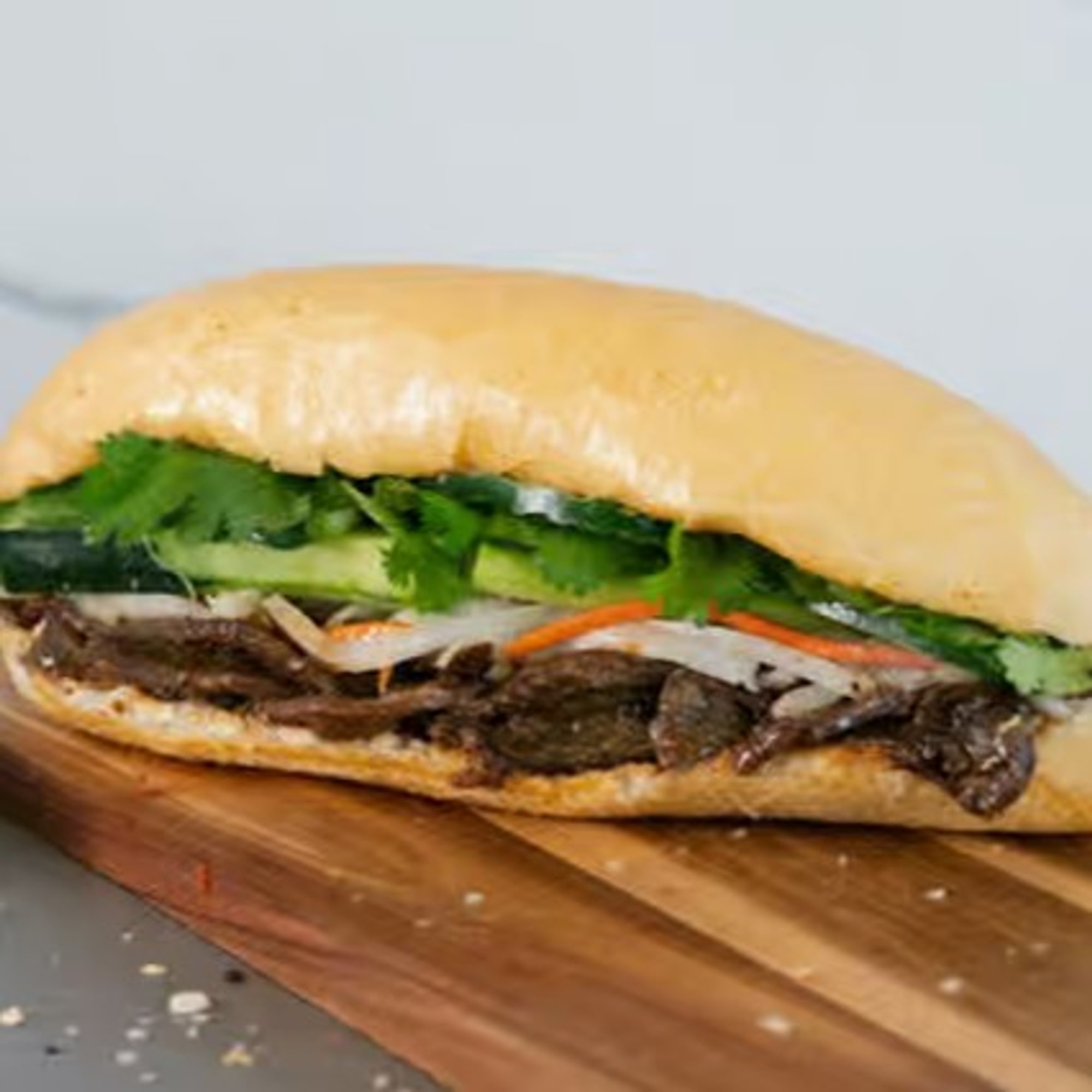 Grilled Beef Banh Mi (Thit Bo Nuong)