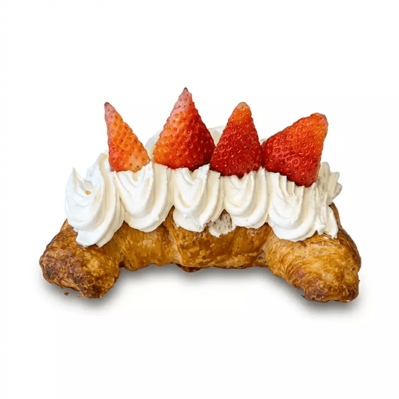 Strawberry & Cream Croissant