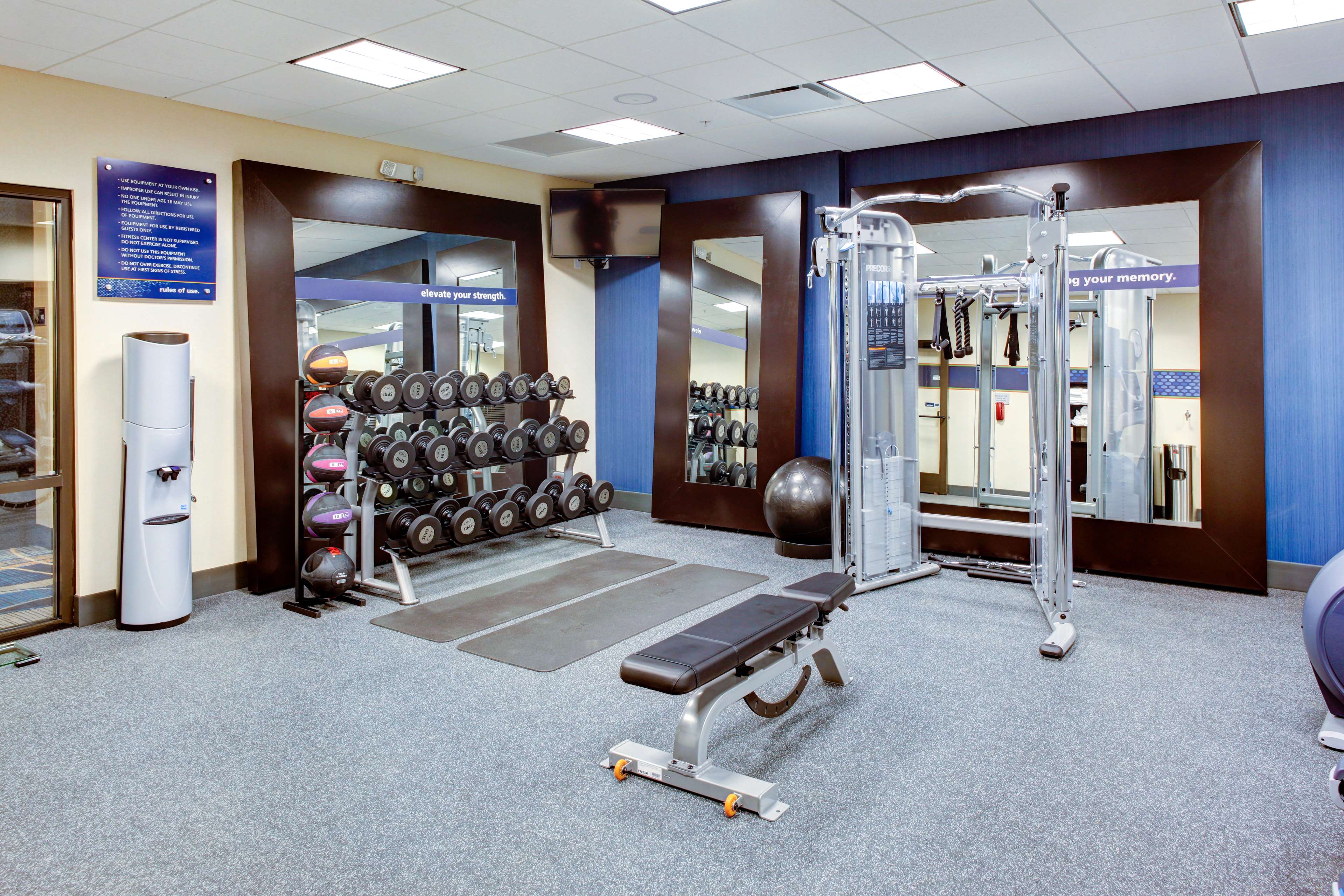 Health club  fitness center  gym