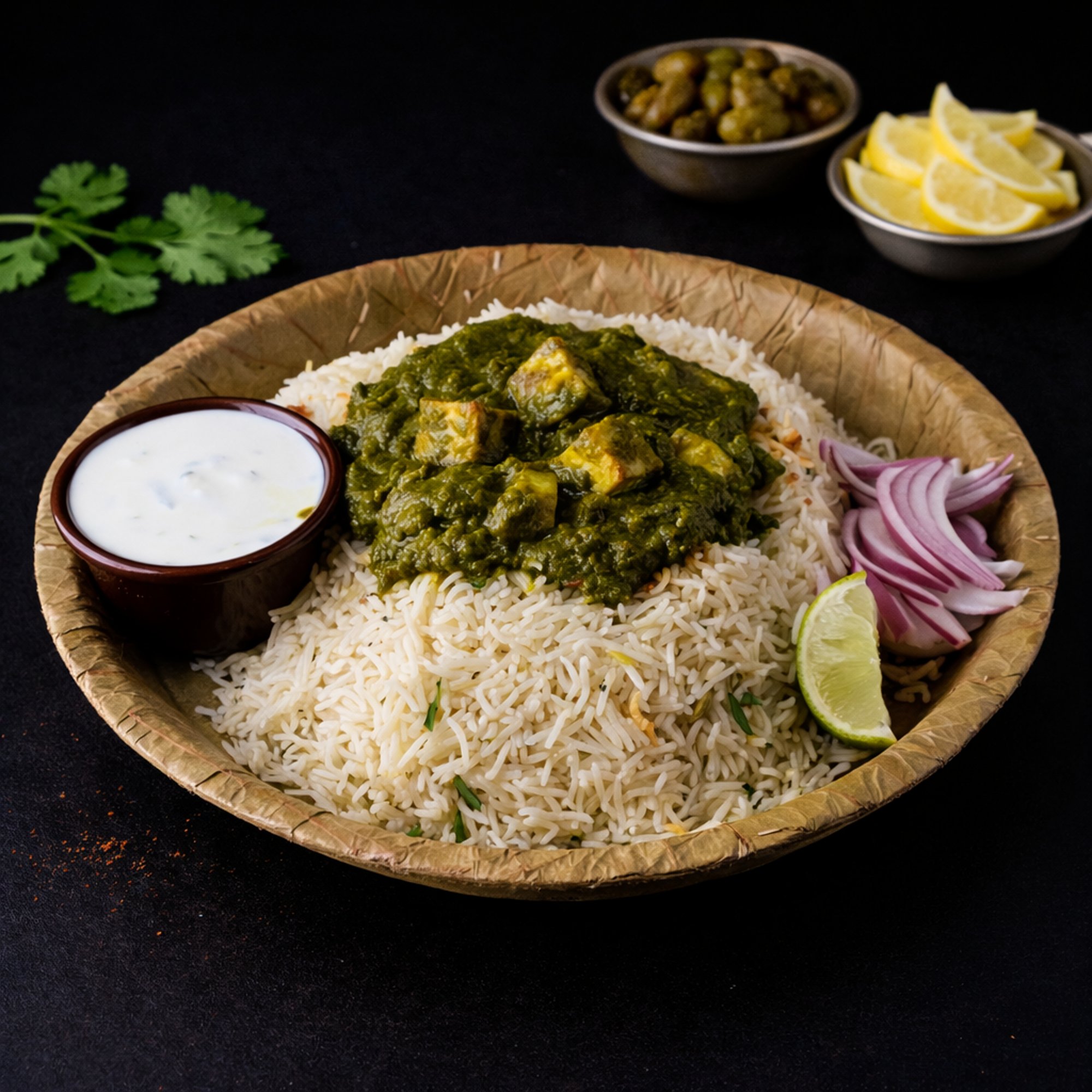 Pachimirchi Paneer Pulao (Green Chilli Paneer Pulao)