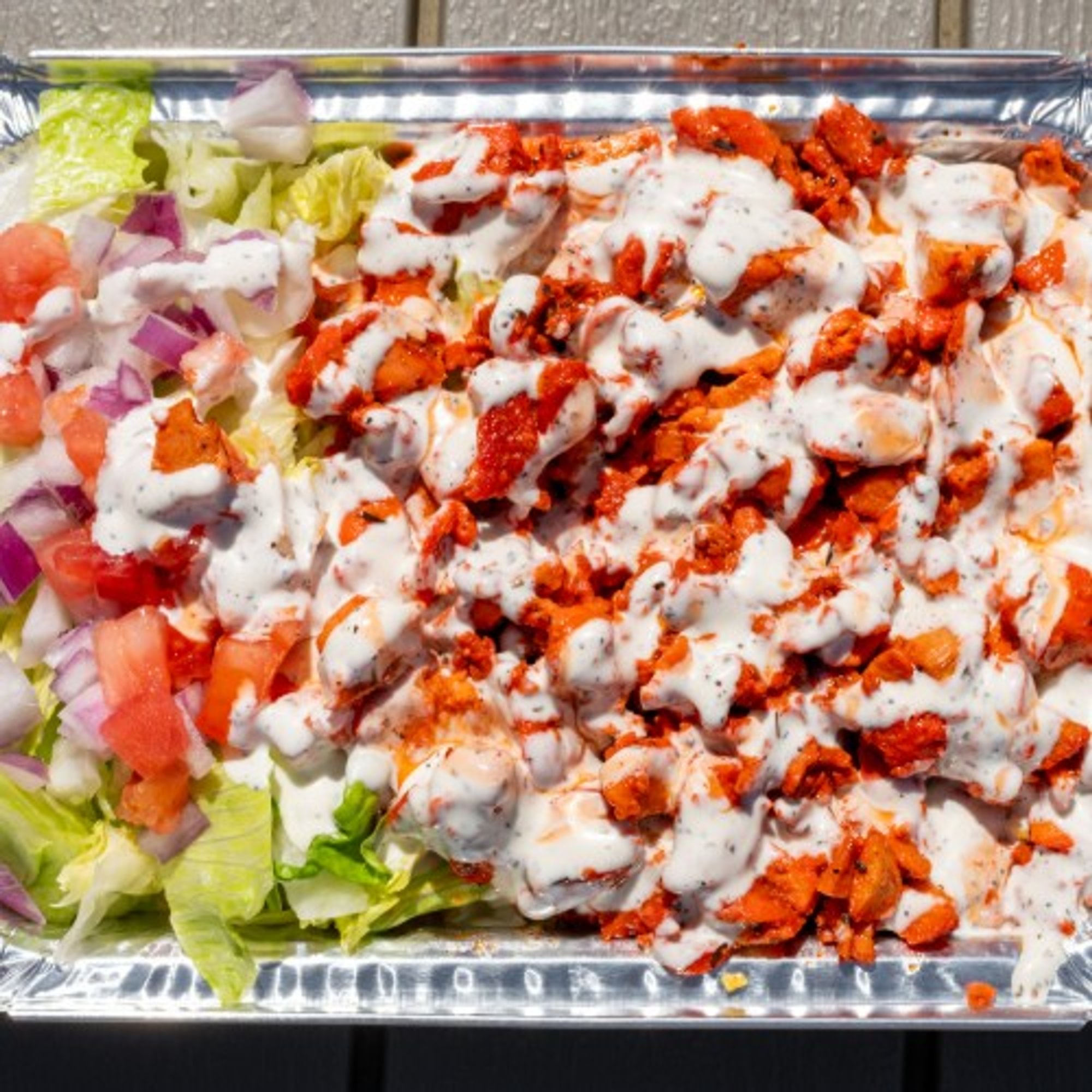 Combo Chicken Over Rice