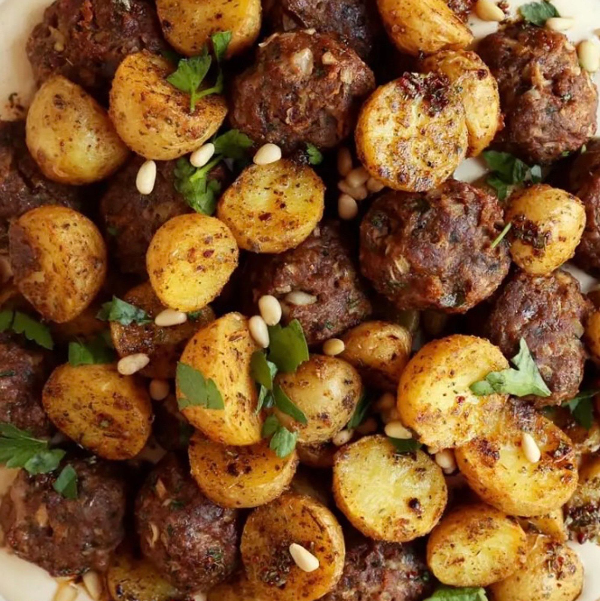 Lamb Kofta with Potatoes