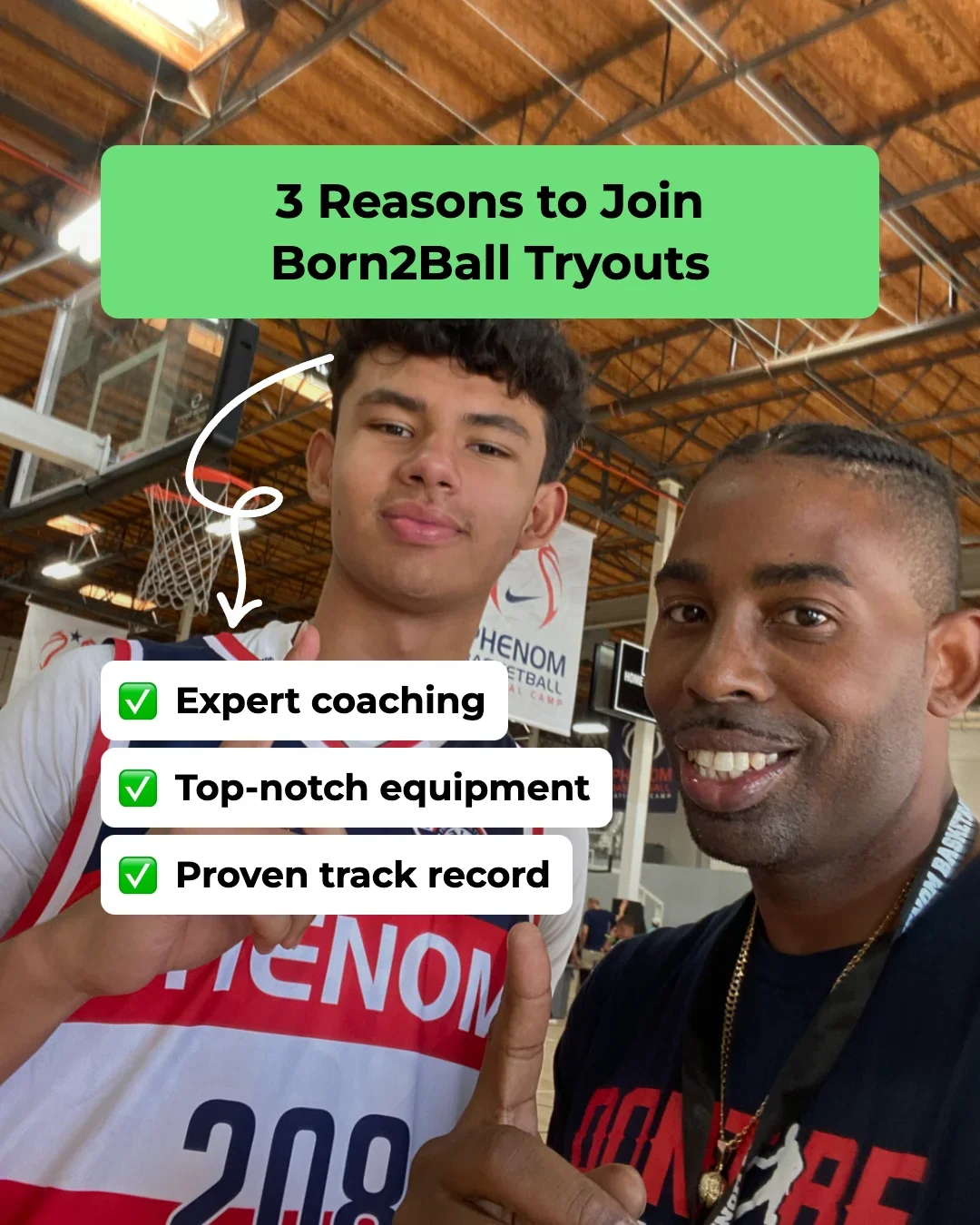 Next Level Atheletes Born 2 Ball Image