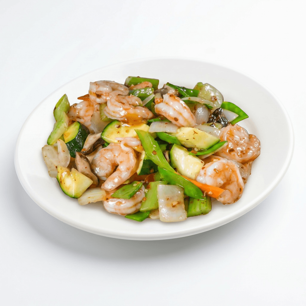 Spicy Garlic Prawns or Sole Fillet