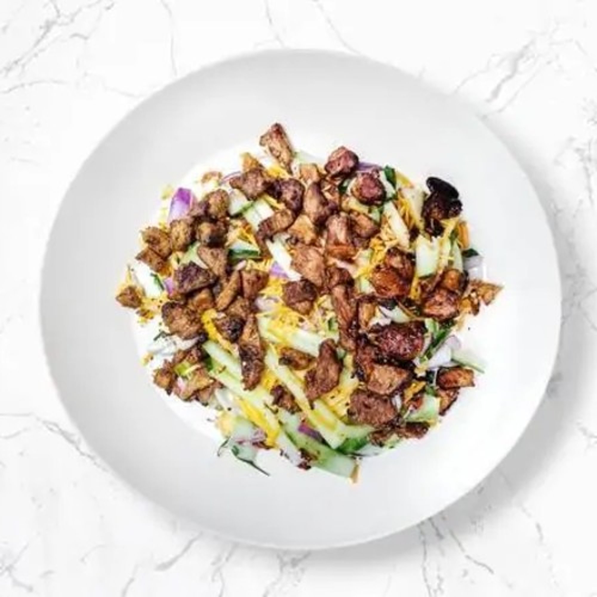 Chicken Over Salad