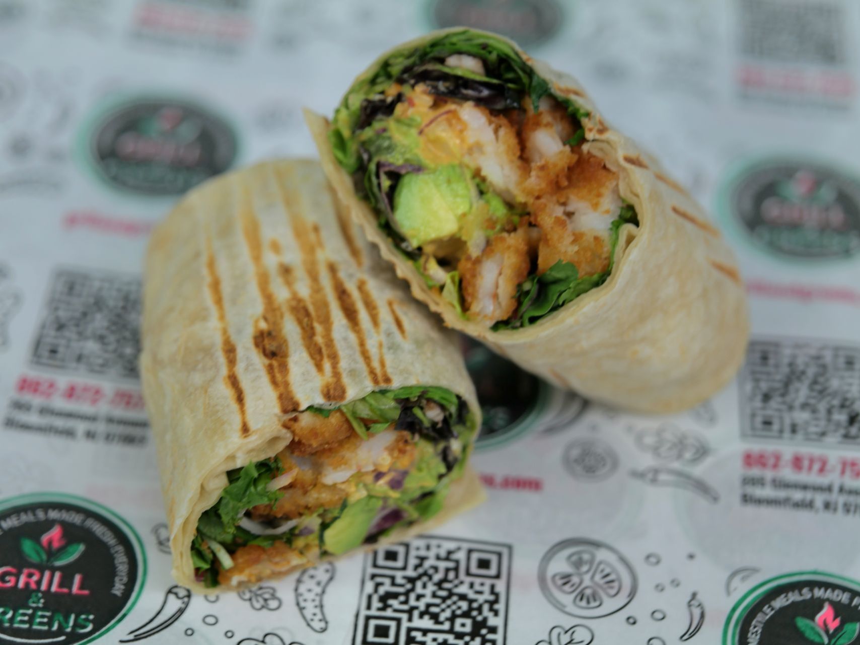 Crispy Shrimp Wrap