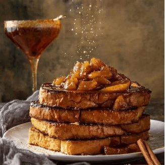 Peach Cobbler French Toast