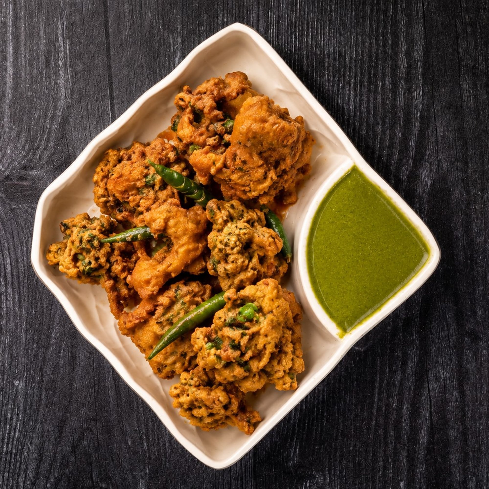 Mixed Veggie Pakoras Vegan