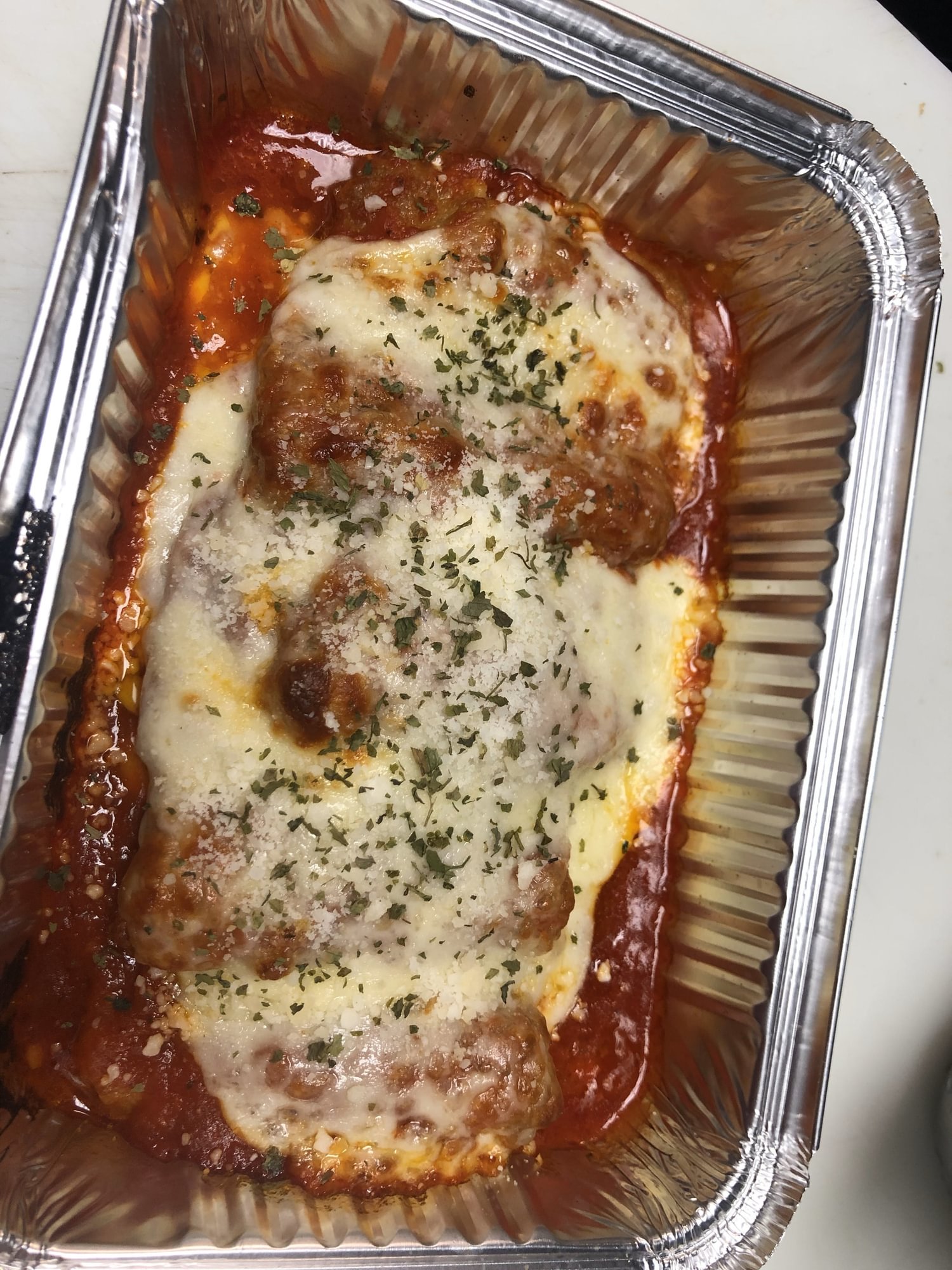 Eggplant Parmigiana Entree