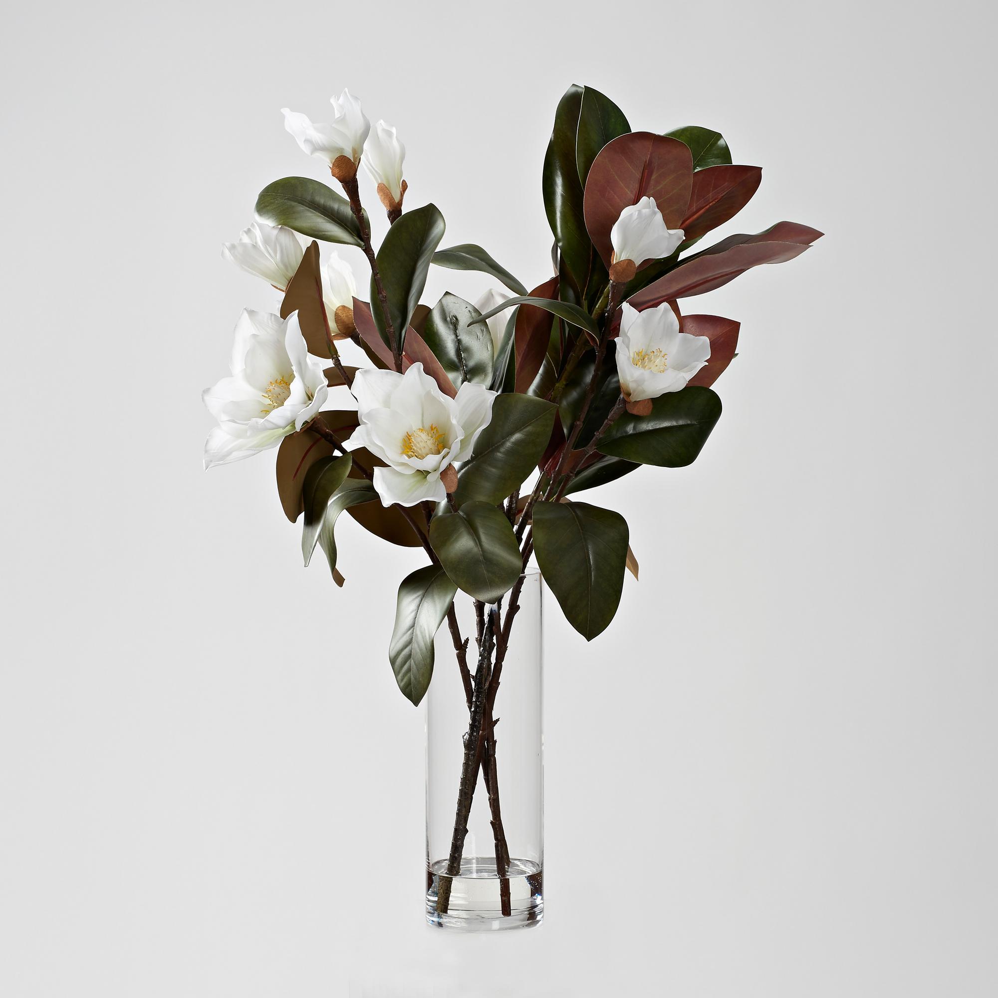 White Magnolias in Rowan Vase