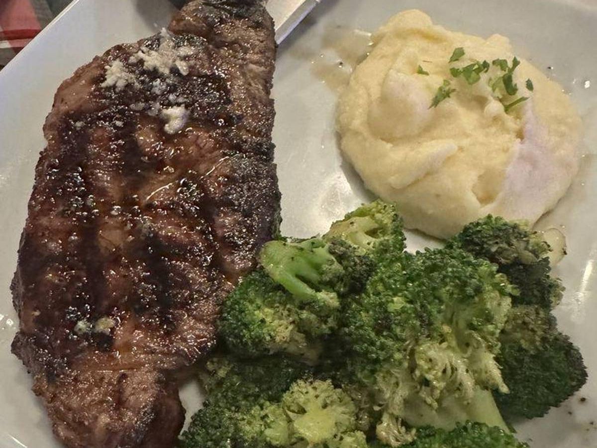Garlic New York Steak