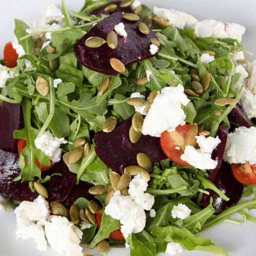 Goat Cheese Arugula Salad