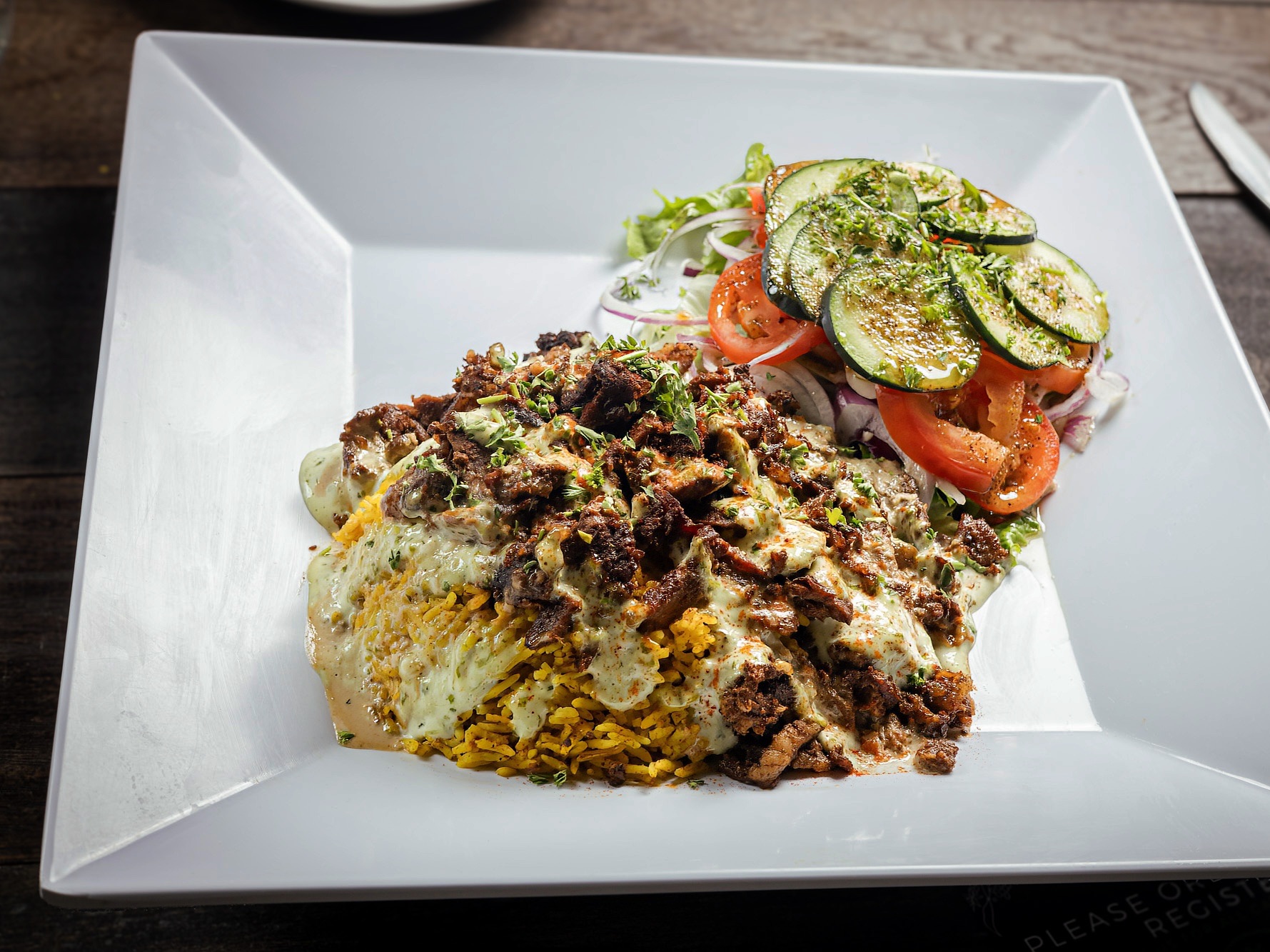 Rice bowl beef and Lamb (Gf)