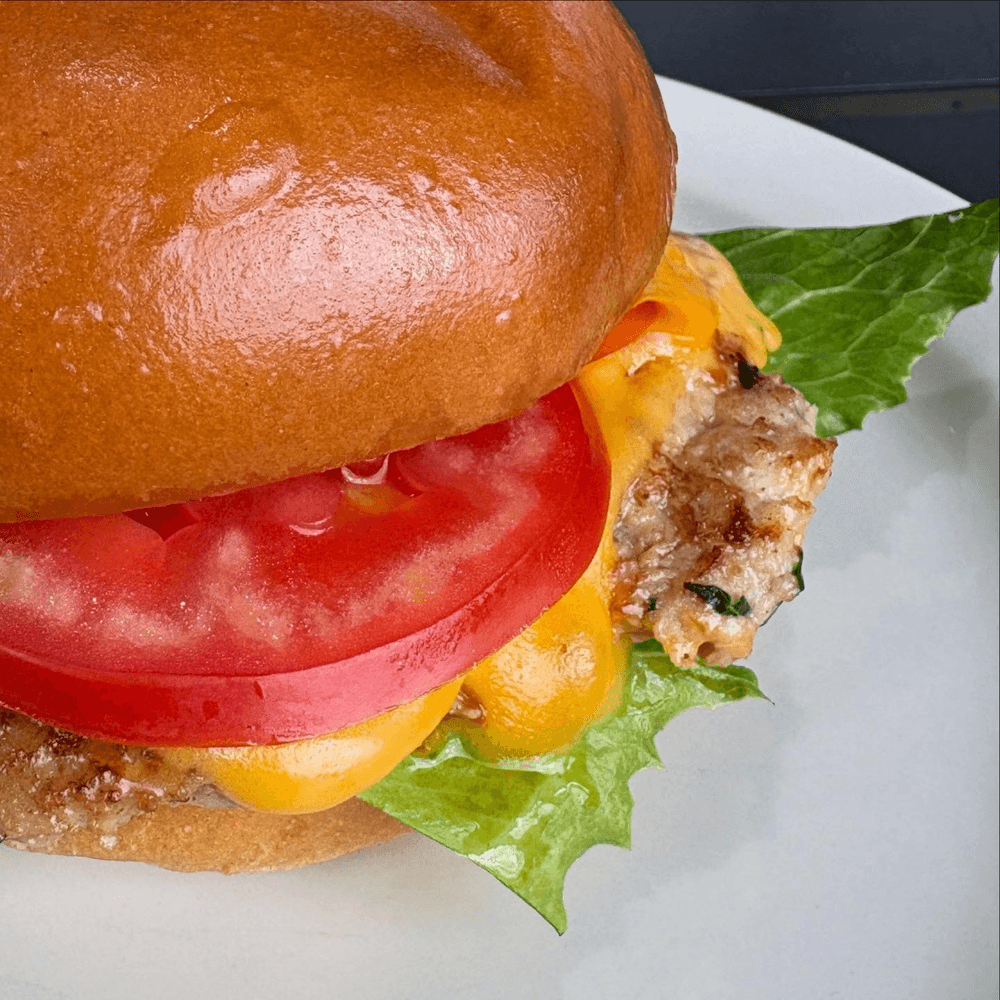 Chicken Cheddar Jalapeno Smash Burger