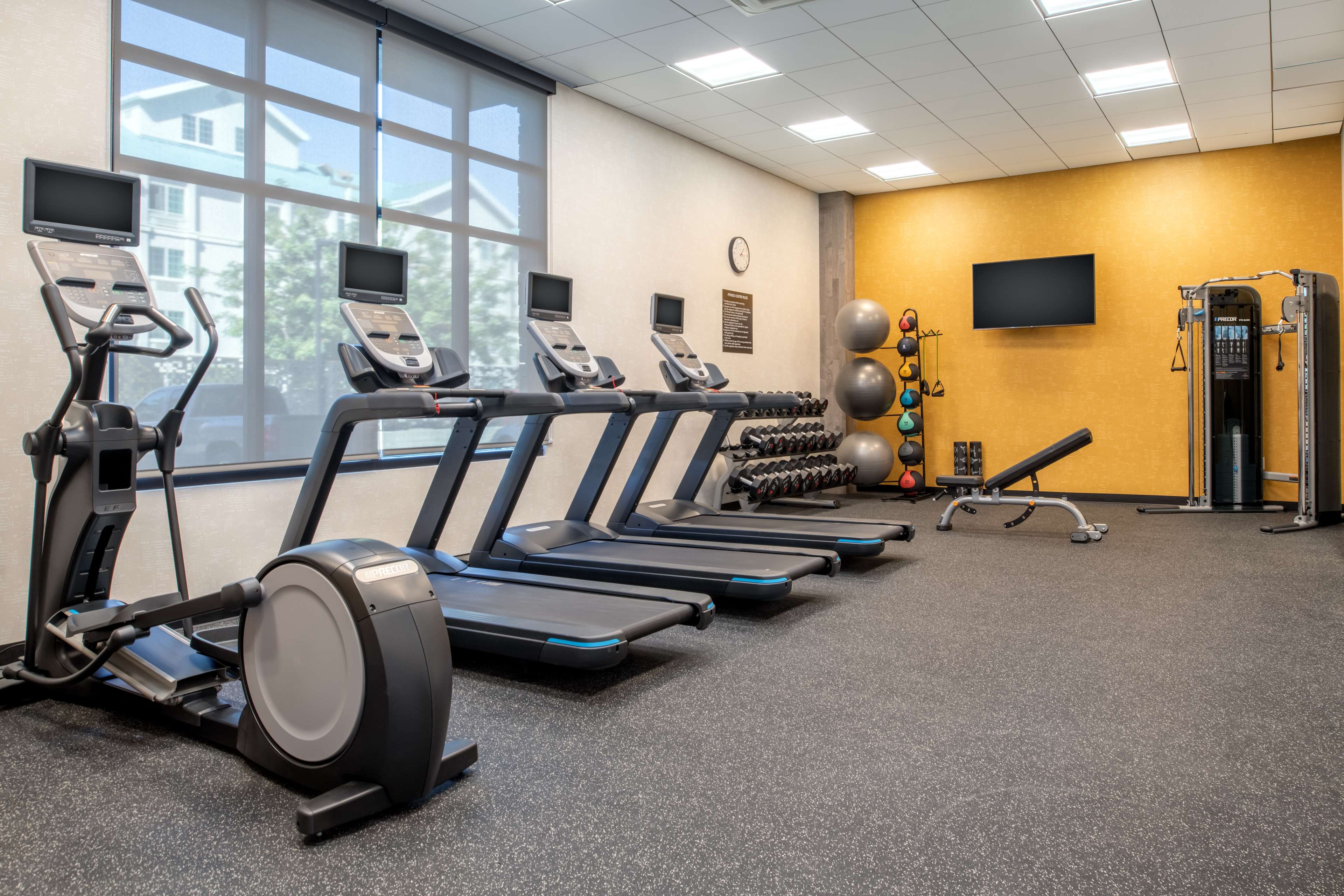 Health club  fitness center  gym