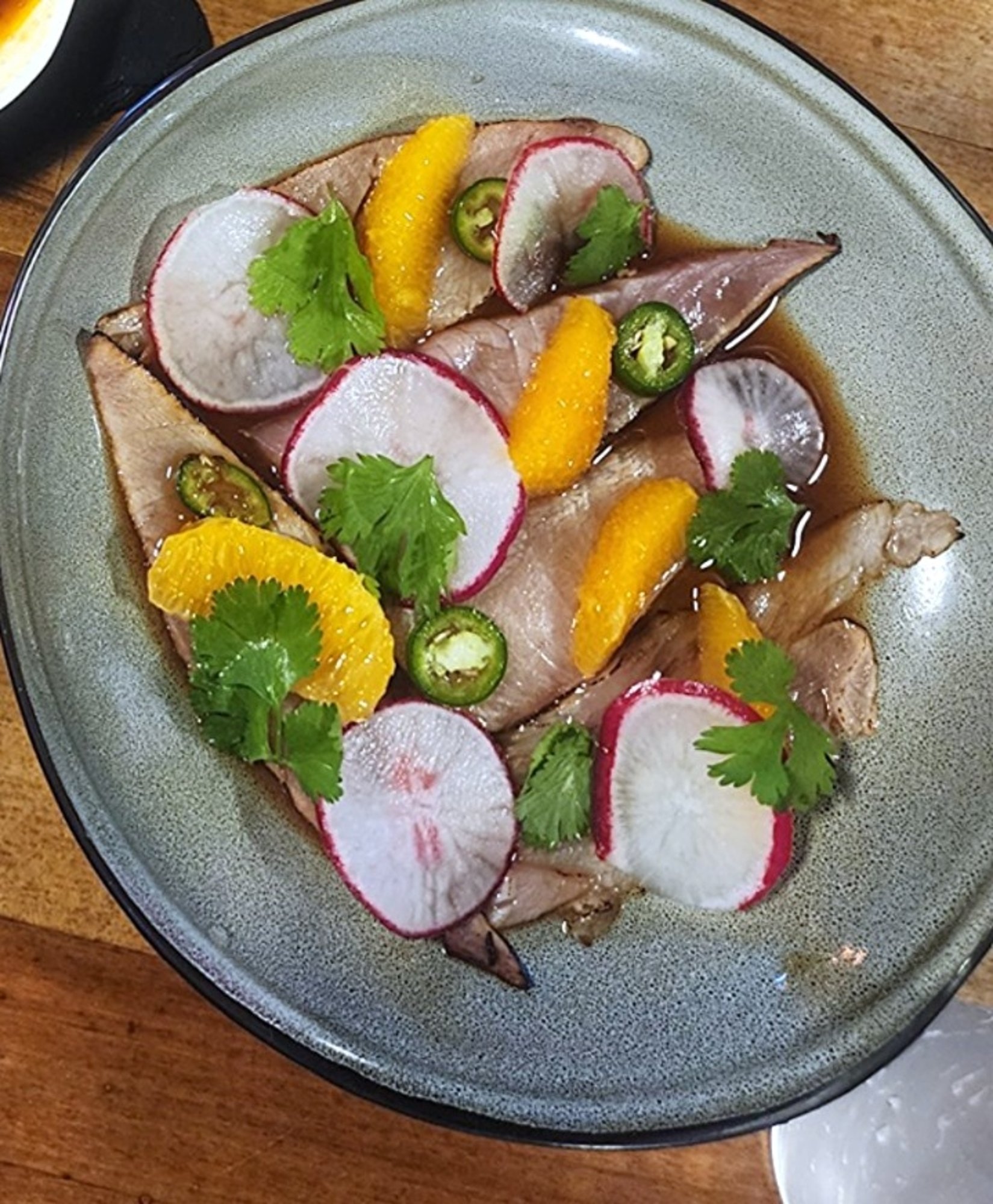 Hamachi Crudo