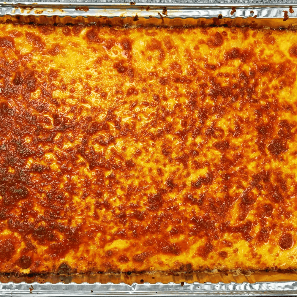 Large Full Tray Homemade Baked Mac & Cheese