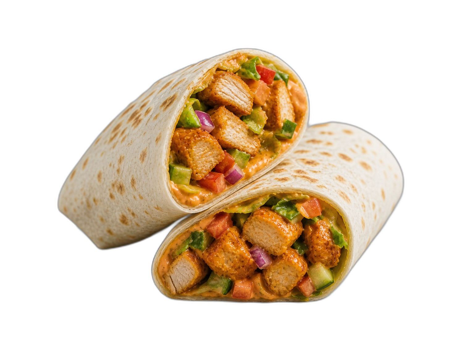 Soya Chaap Wrap