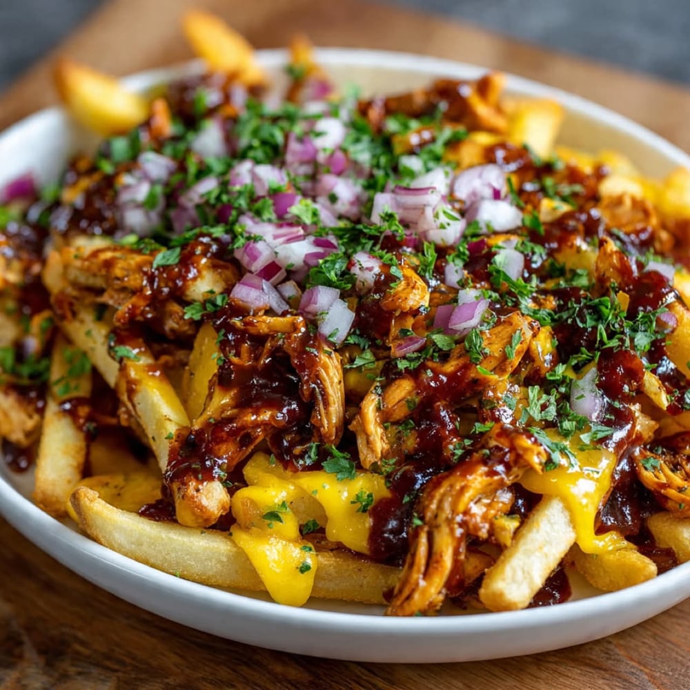 BBQ Chicken Loaded Fries