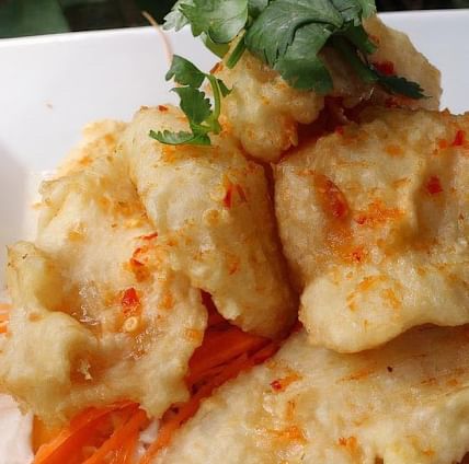 Crispy Garlic Lime Basa