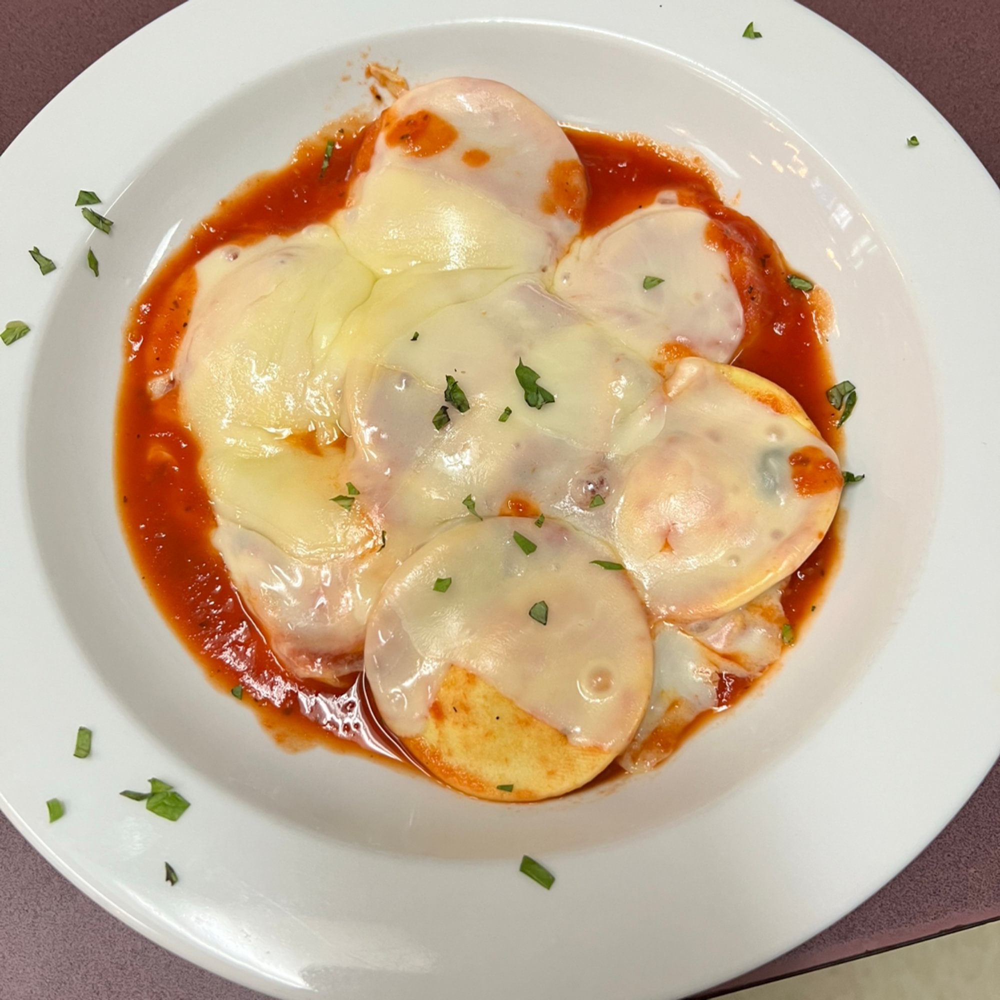 Baked Ravioli Parmigiana