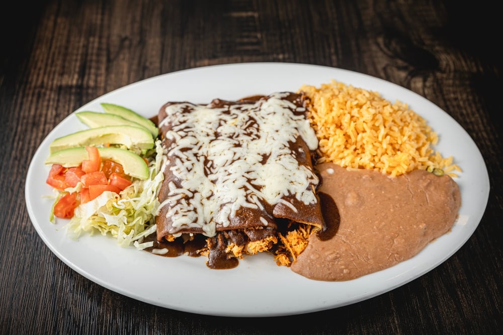 Chicken Mole Enchiladas