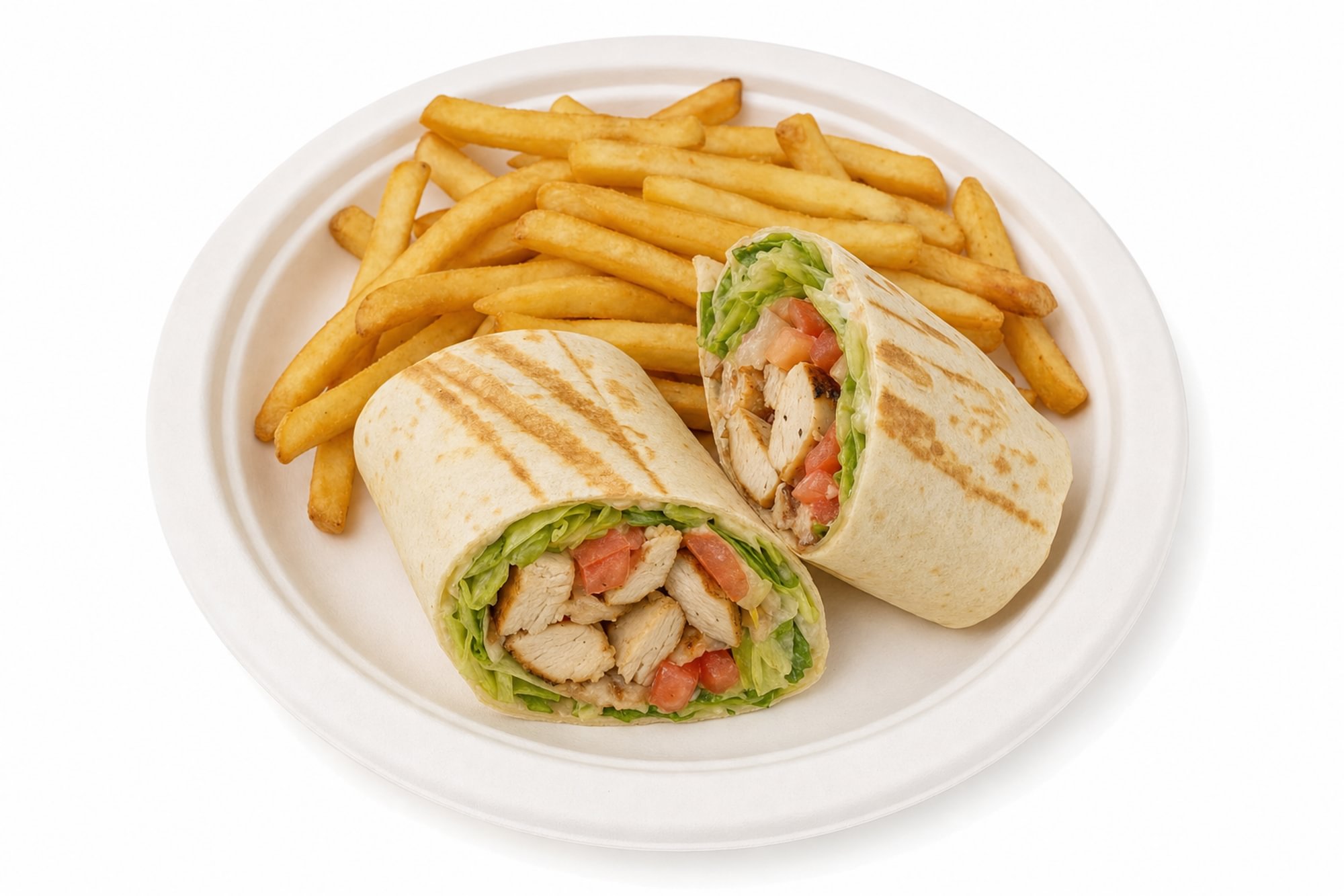 Grilled Chicken Wrap Deluxe