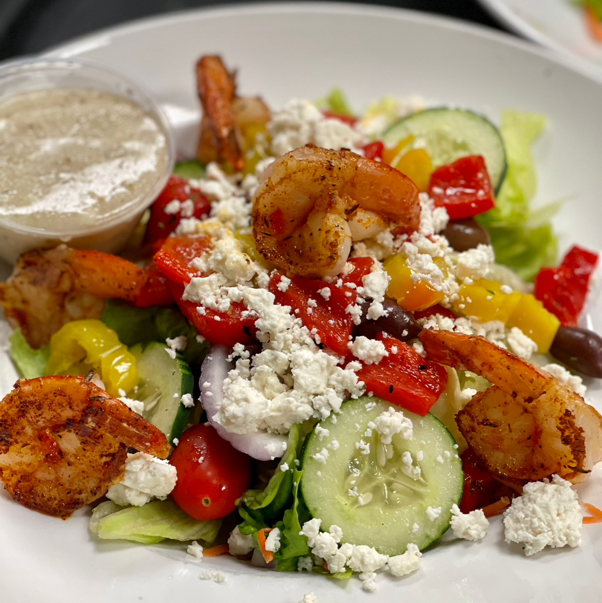 Shrimp Greek Salad