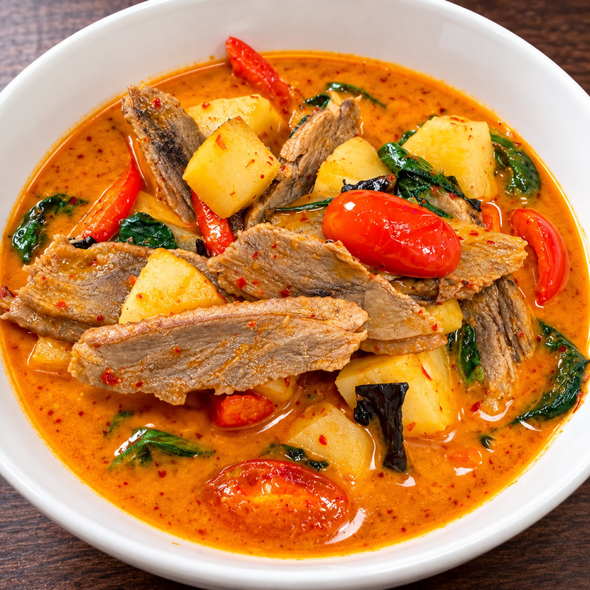 Red Curry with Roasted Duck