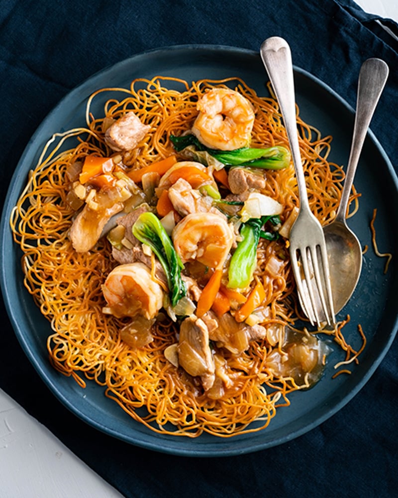 Pan Fried Crispy Noodles * NEW ITEM * MUST TRY *