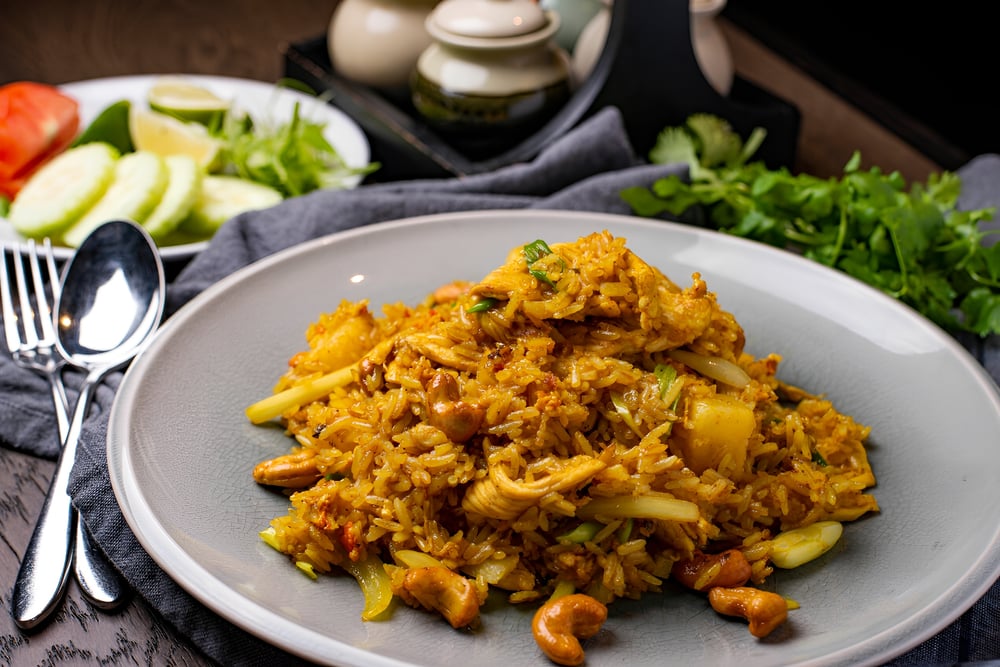 Yellow Curry Fried Rice