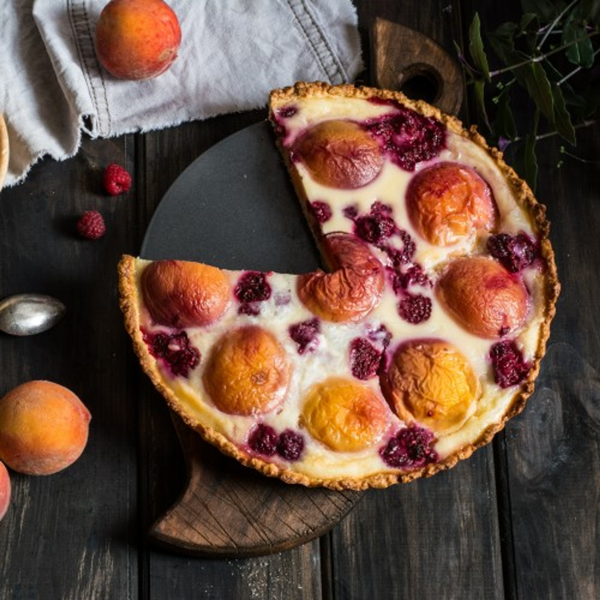 Large Rustic Fruit Tart