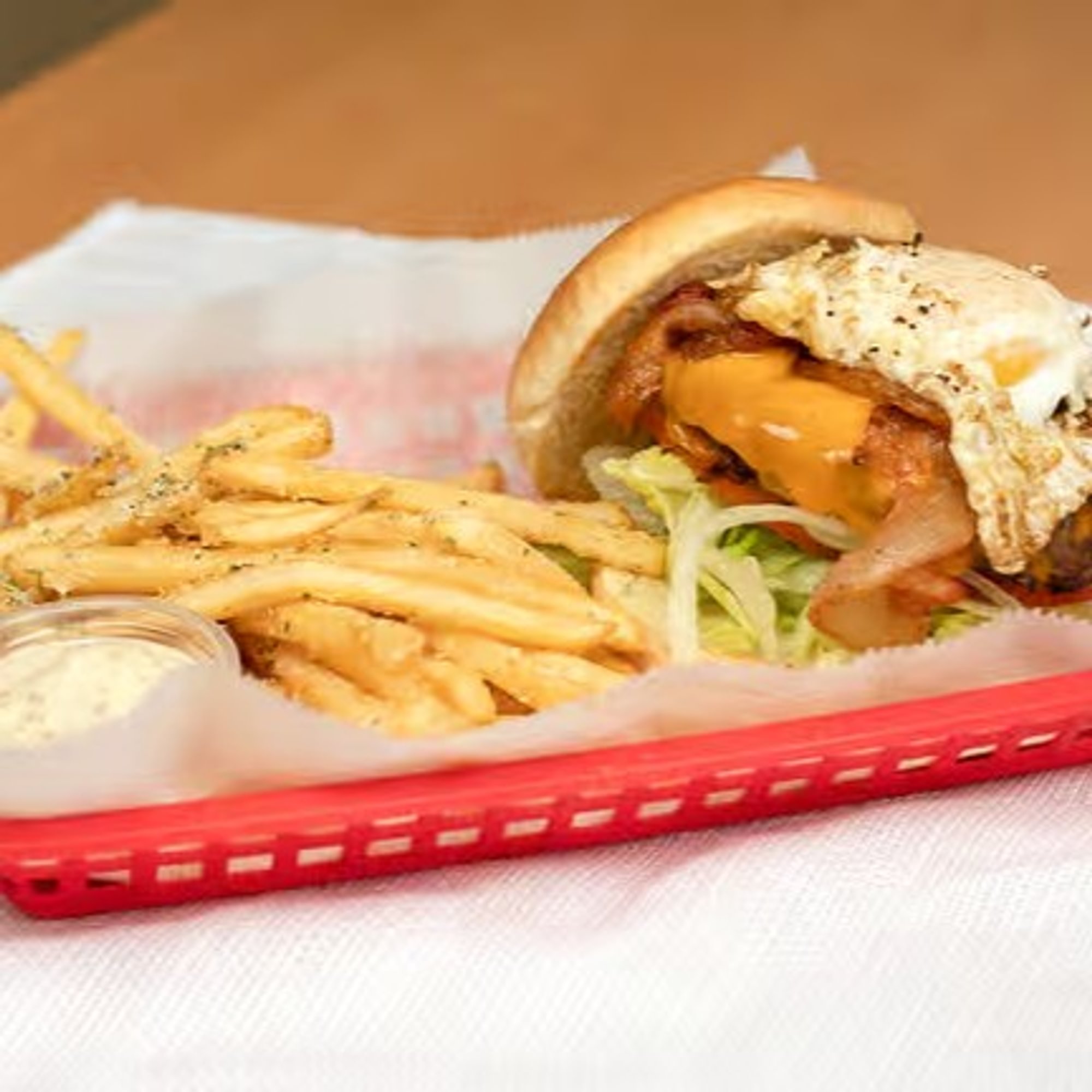 30. Egg Bacon Burger