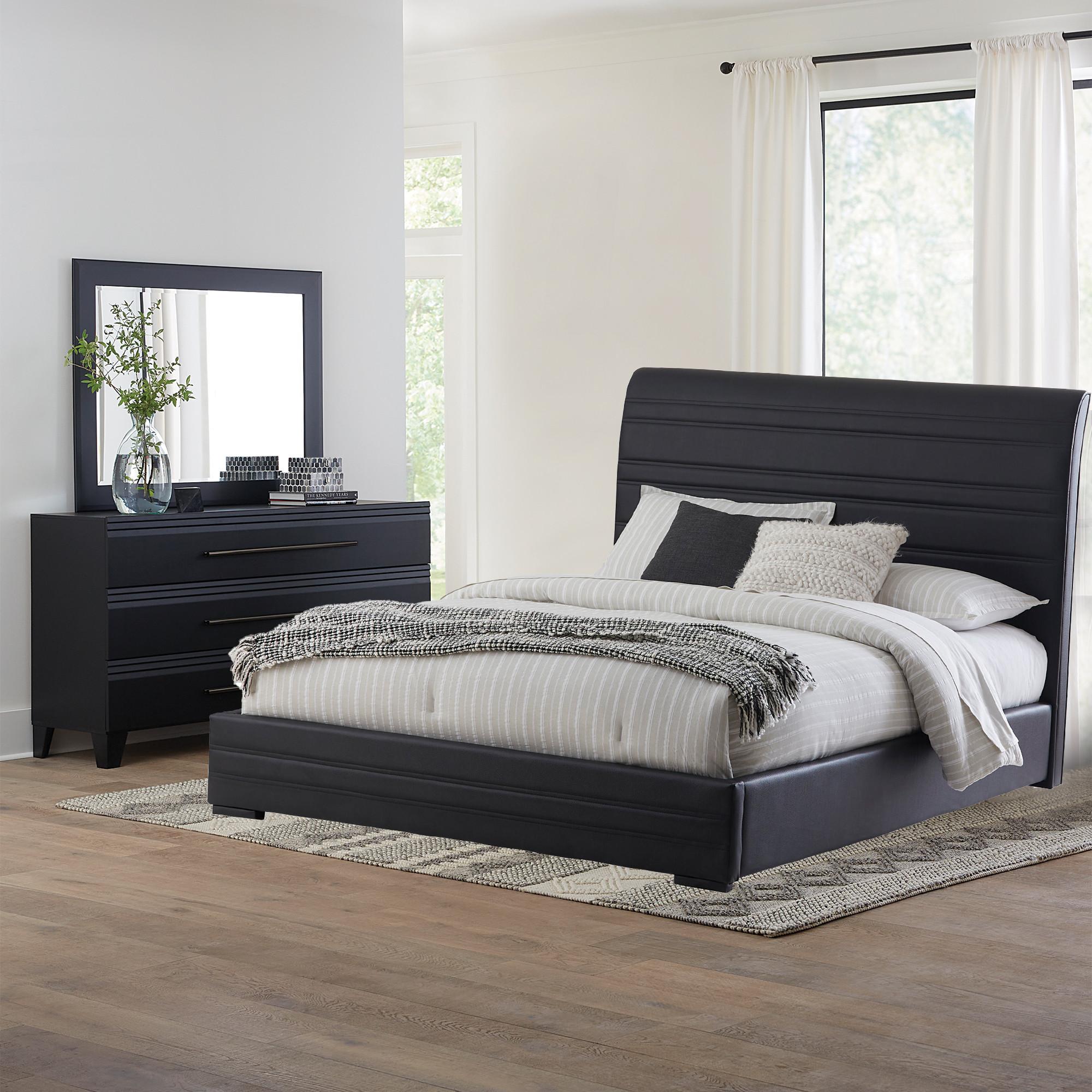 Queen Domestica Bed w/Dresser, Mirror