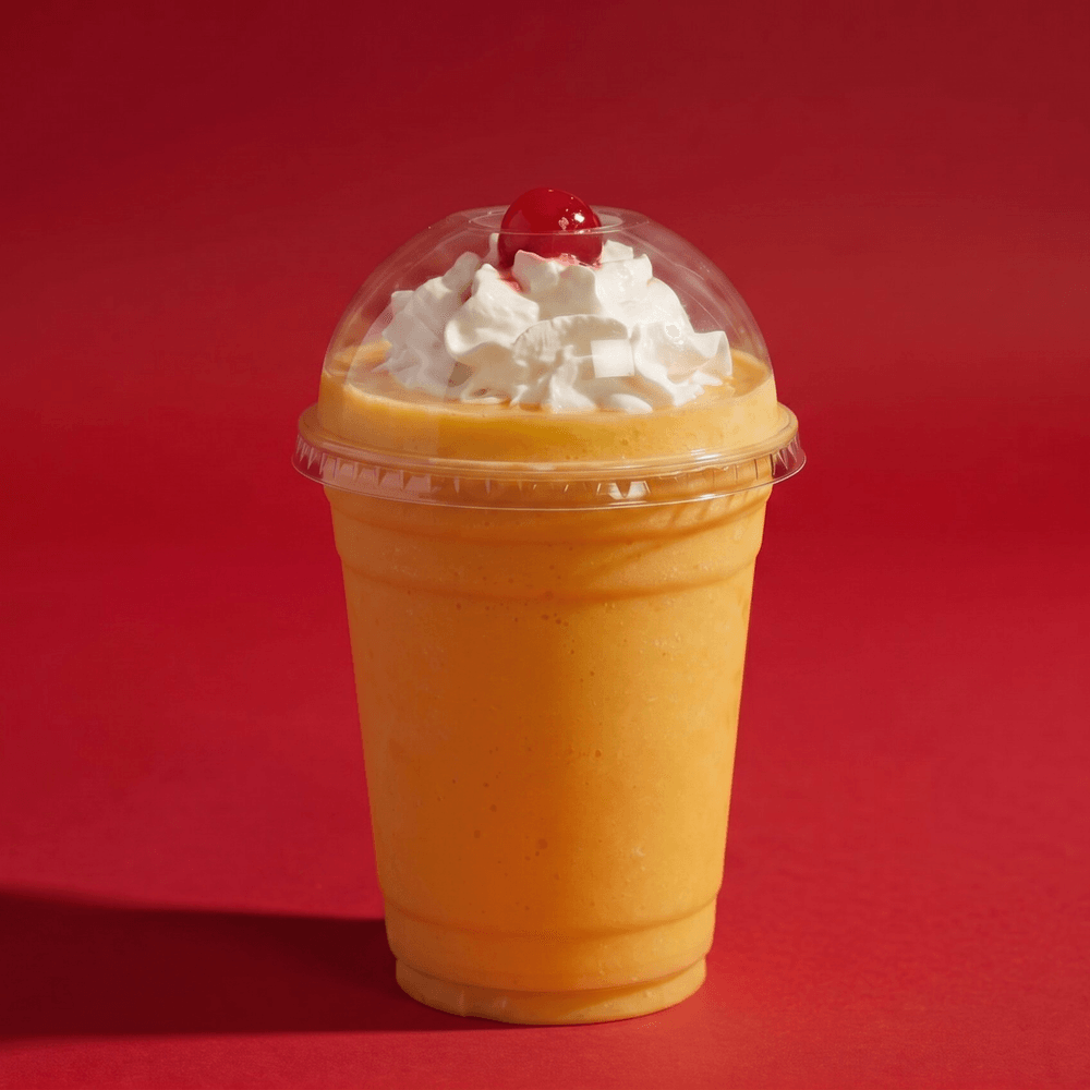 Natural Orange Juice Milkshake