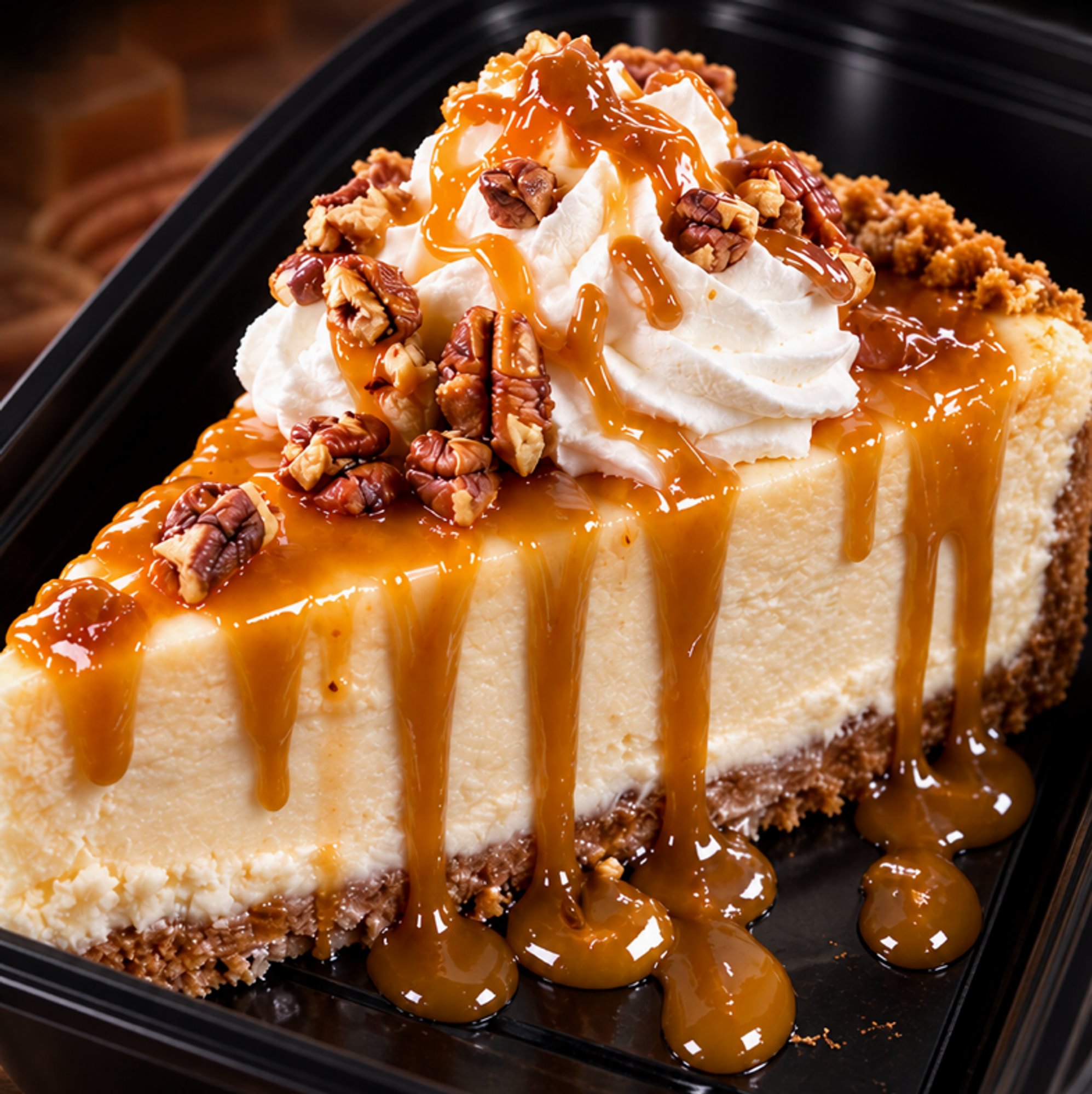 Caramel Cheesecake Slice