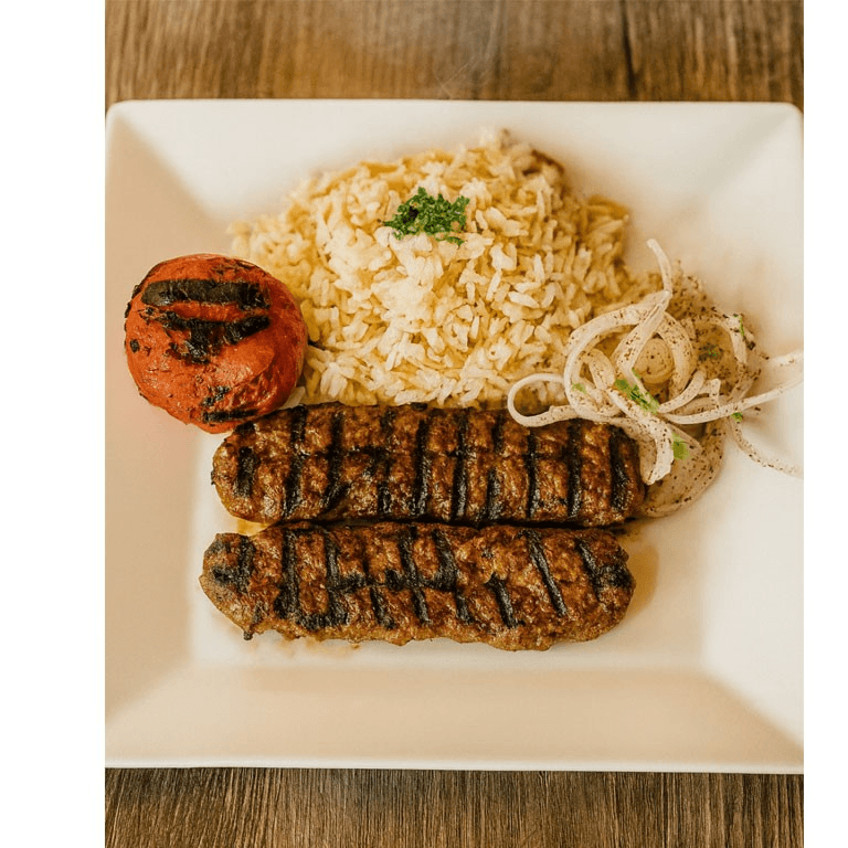 Kafta Kabob Plate