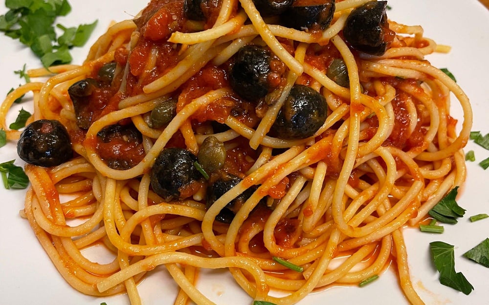 Pasta Alla Puttanesca Gluten Free